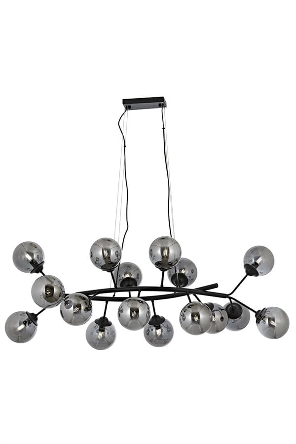 Avonni, 4286 Ailesi Siyah Boyalı Modern Avize 