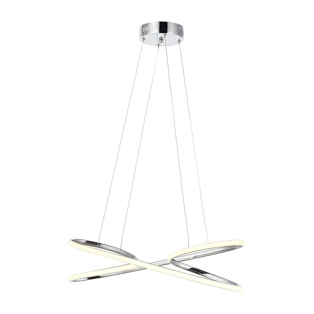 Avonni, 4334 Ailesi Gri Kaplama Ledli Avize