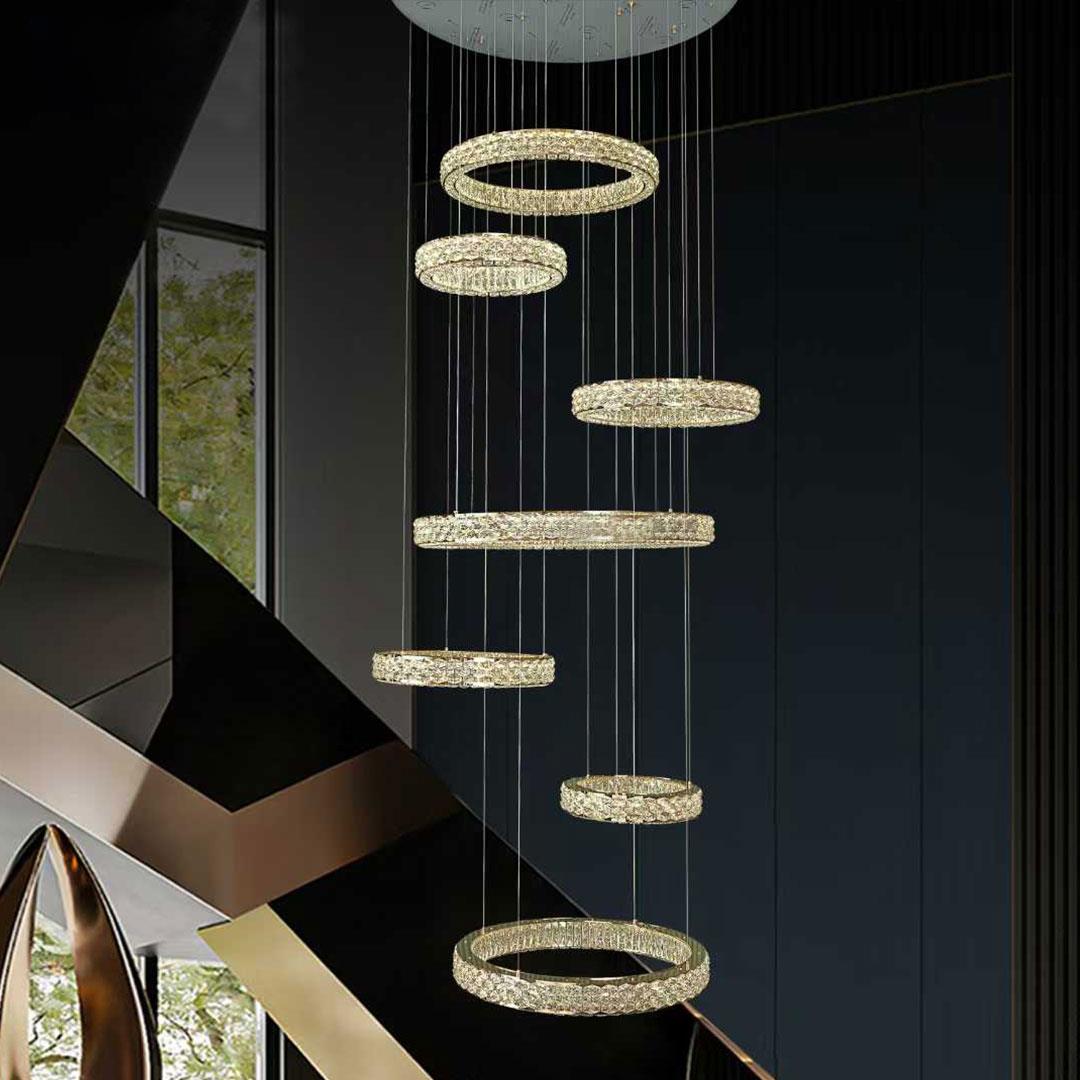 Avonni, 58007 Ailesi Sarı Galeri Boşluğu Avizesi