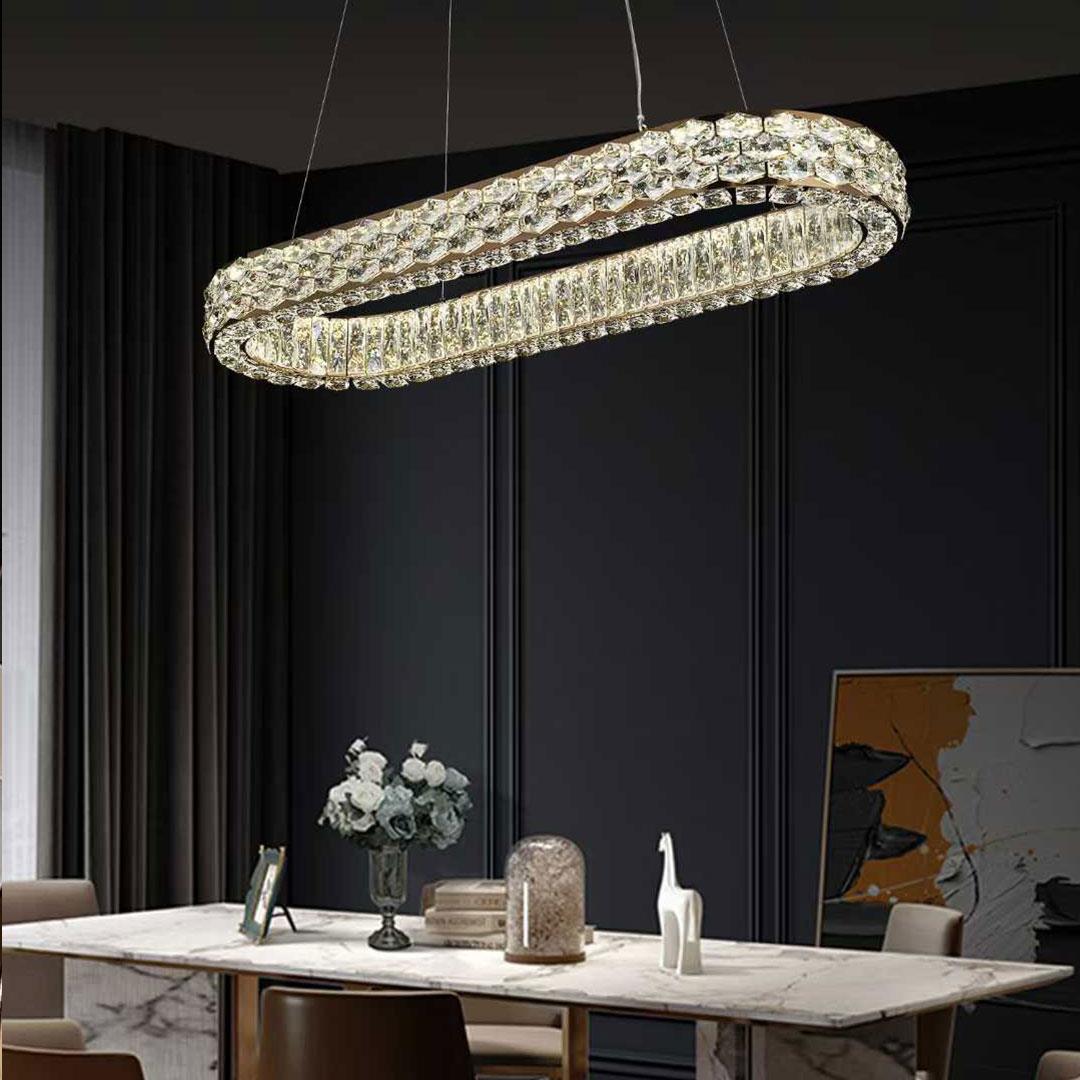 Avonni, 58007 Ailesi Sarı Yemek Masası Avizesi