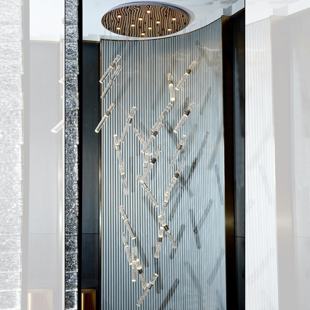 Avonni, 58014 Ailesi Krom Galeri Boşluğu Avizesi