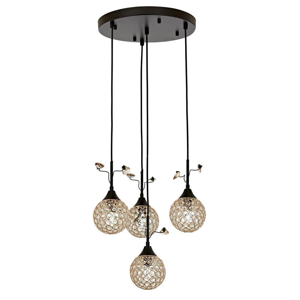 Avonni,1881 Ailesi Siyah Sarkıt Avize