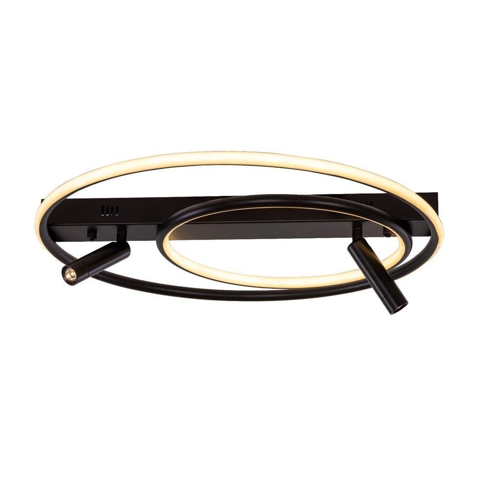 Avonni,33021 Ailesi Siyah Ledli Avize