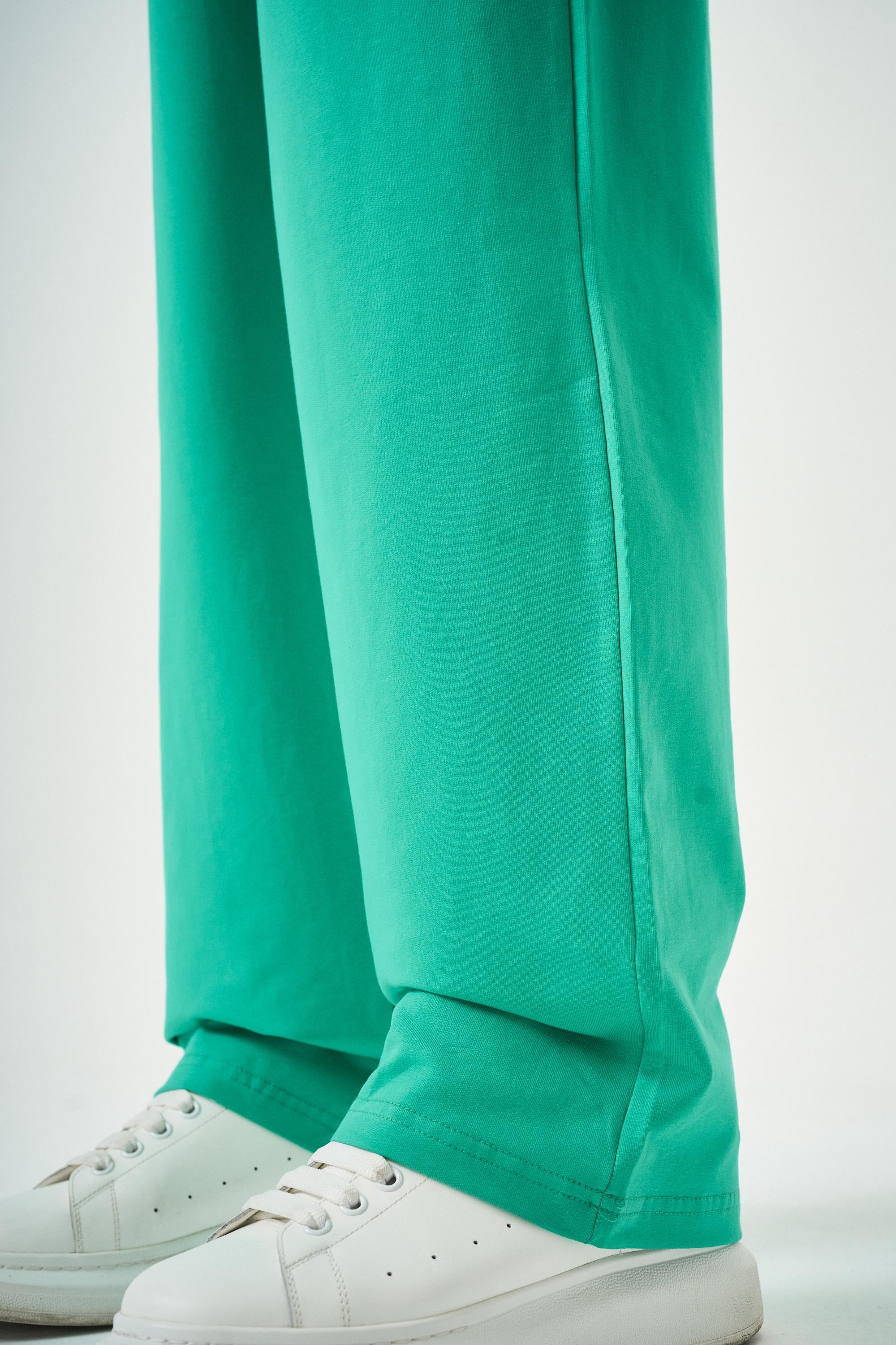 Erkek Basic Baggy Eşofman Altı Yeşil