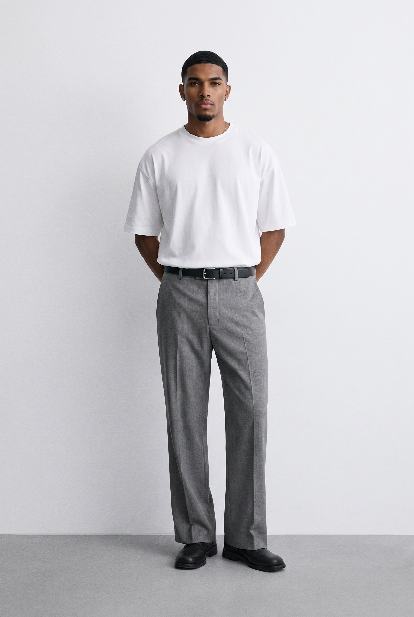 Erkek Basic Oversize T-Shirt 5'li Set