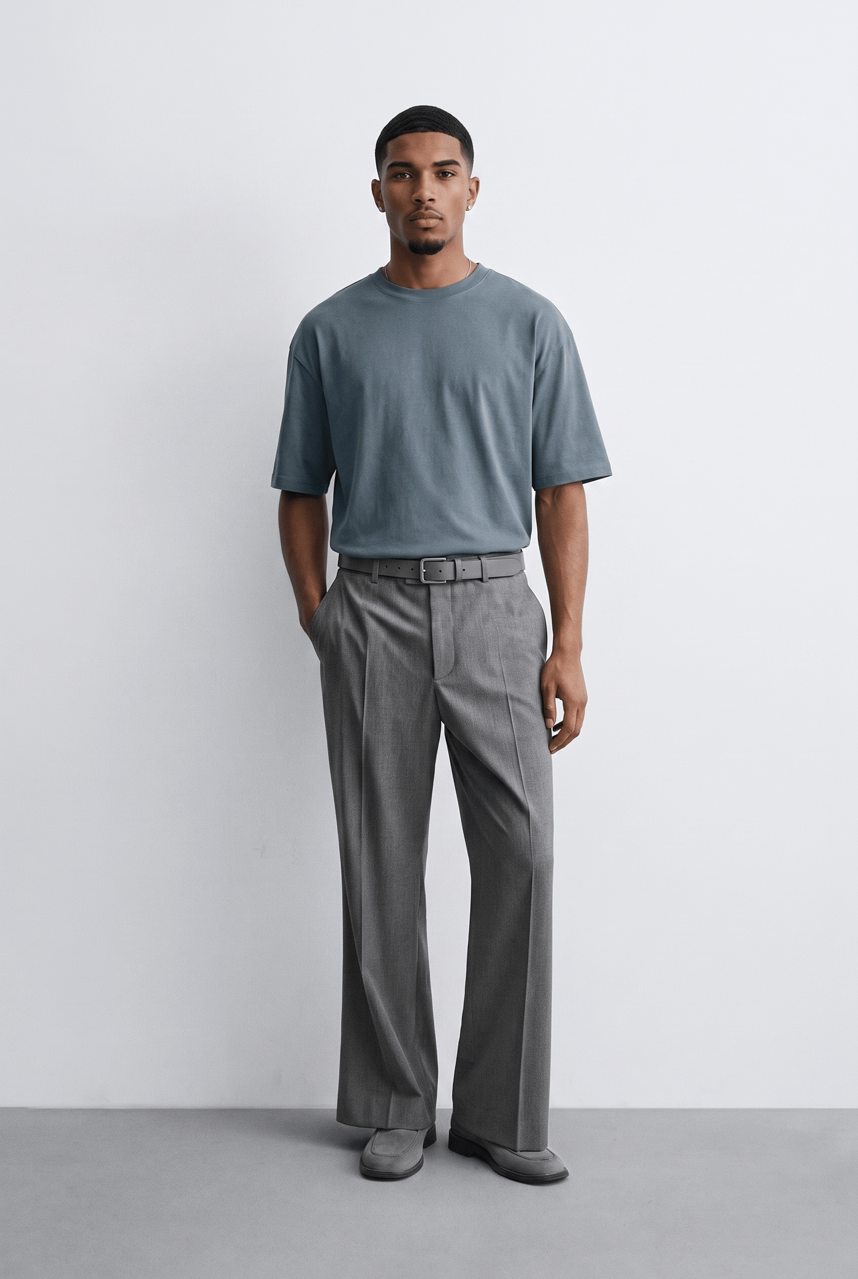 Erkek Basic Oversize T-Shirt 5'li Set
