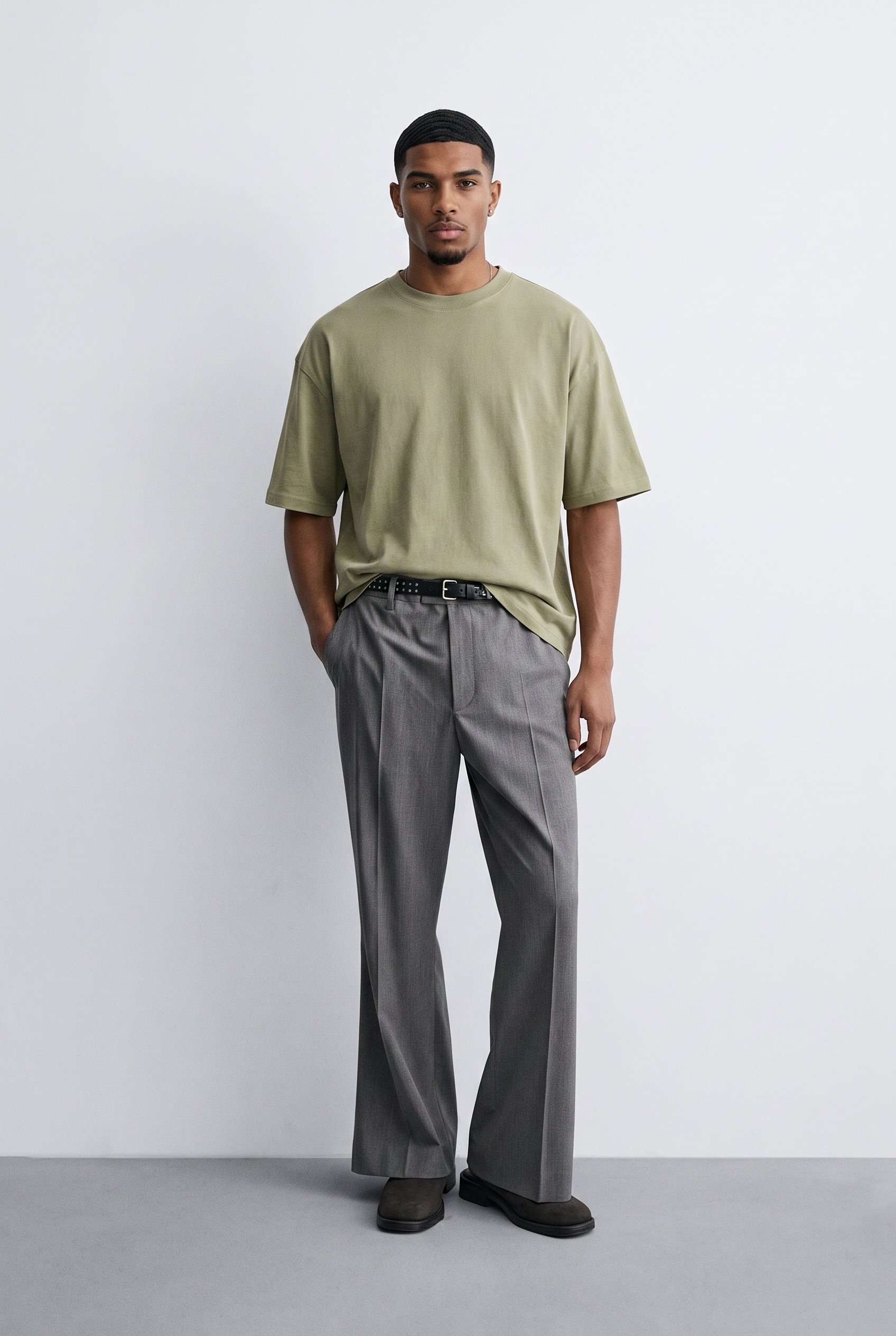 Erkek Basic Oversize T-Shirt 5'li Set