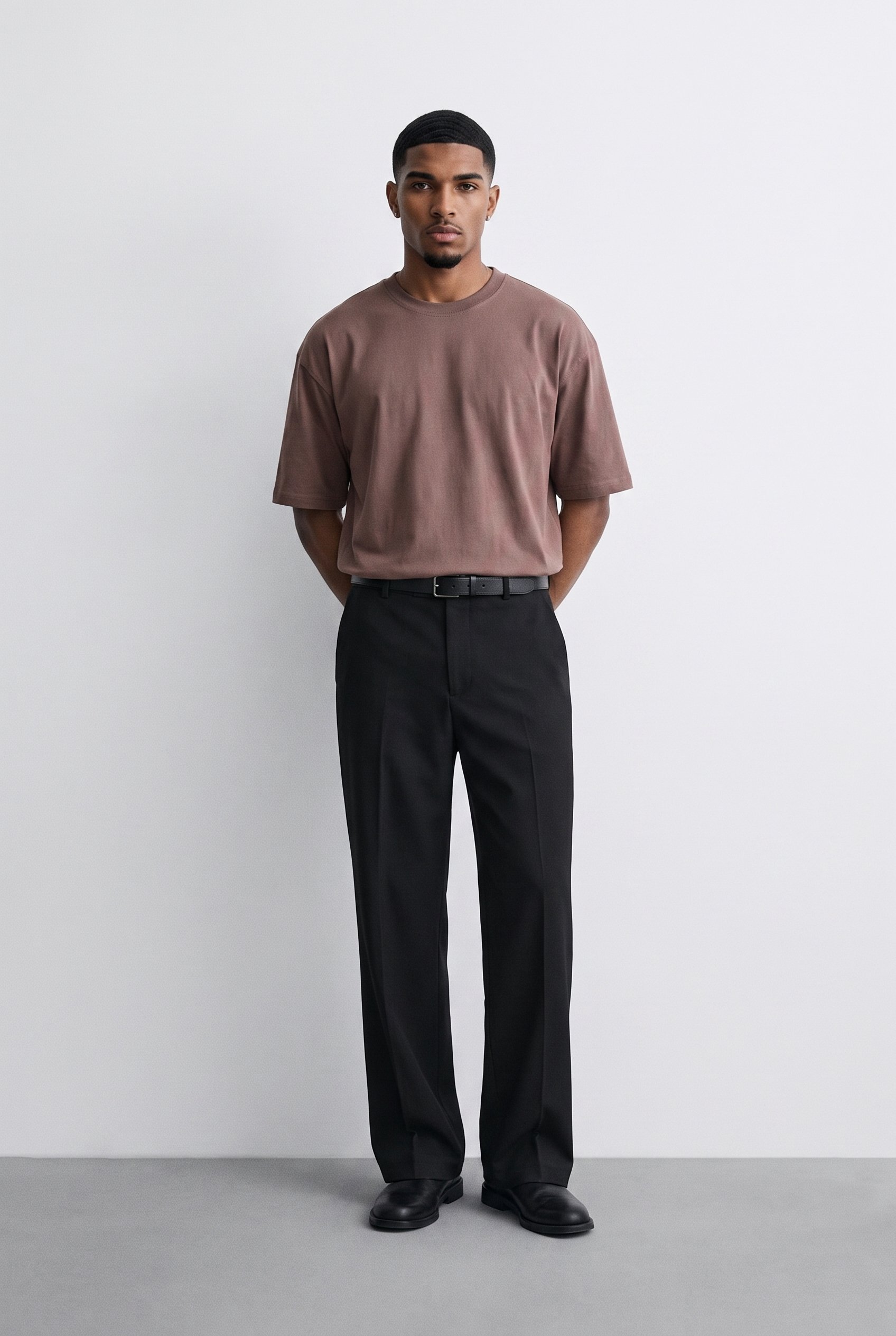 Erkek Basic Oversize T-Shirt 5'li Set