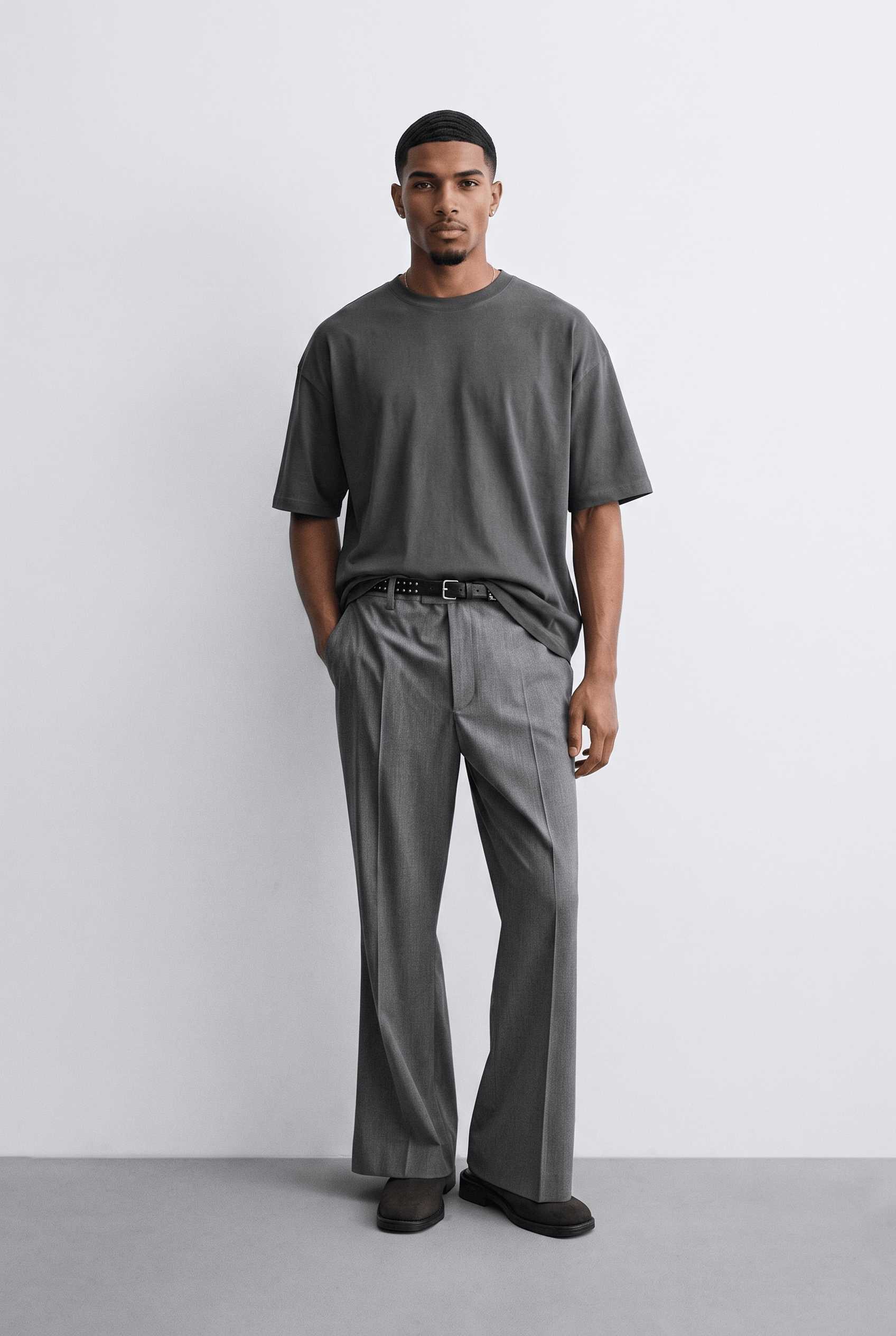 Erkek Basic Oversize T-Shirt 5'li Set