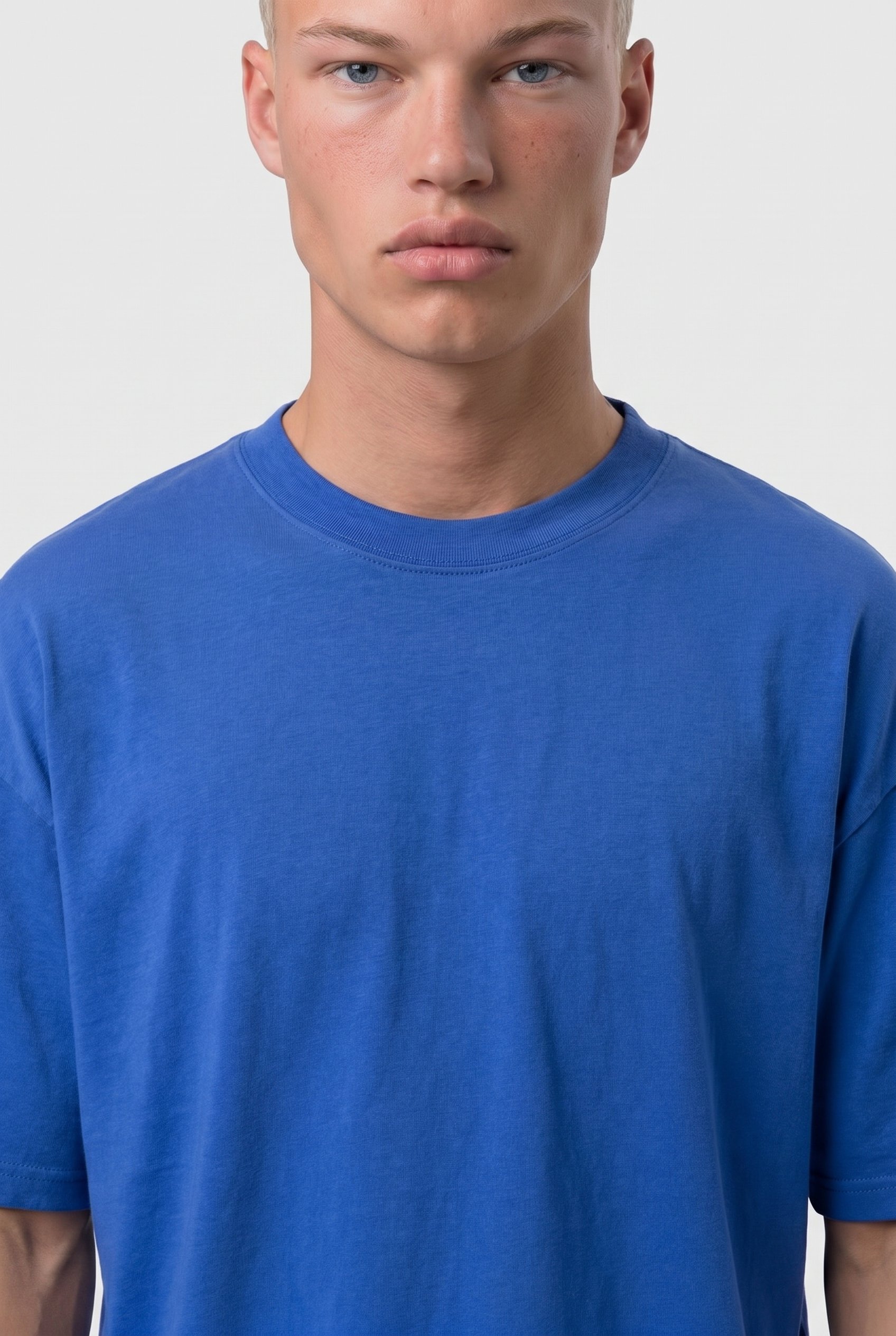 Erkek Basic Oversize T-Shirt Saks