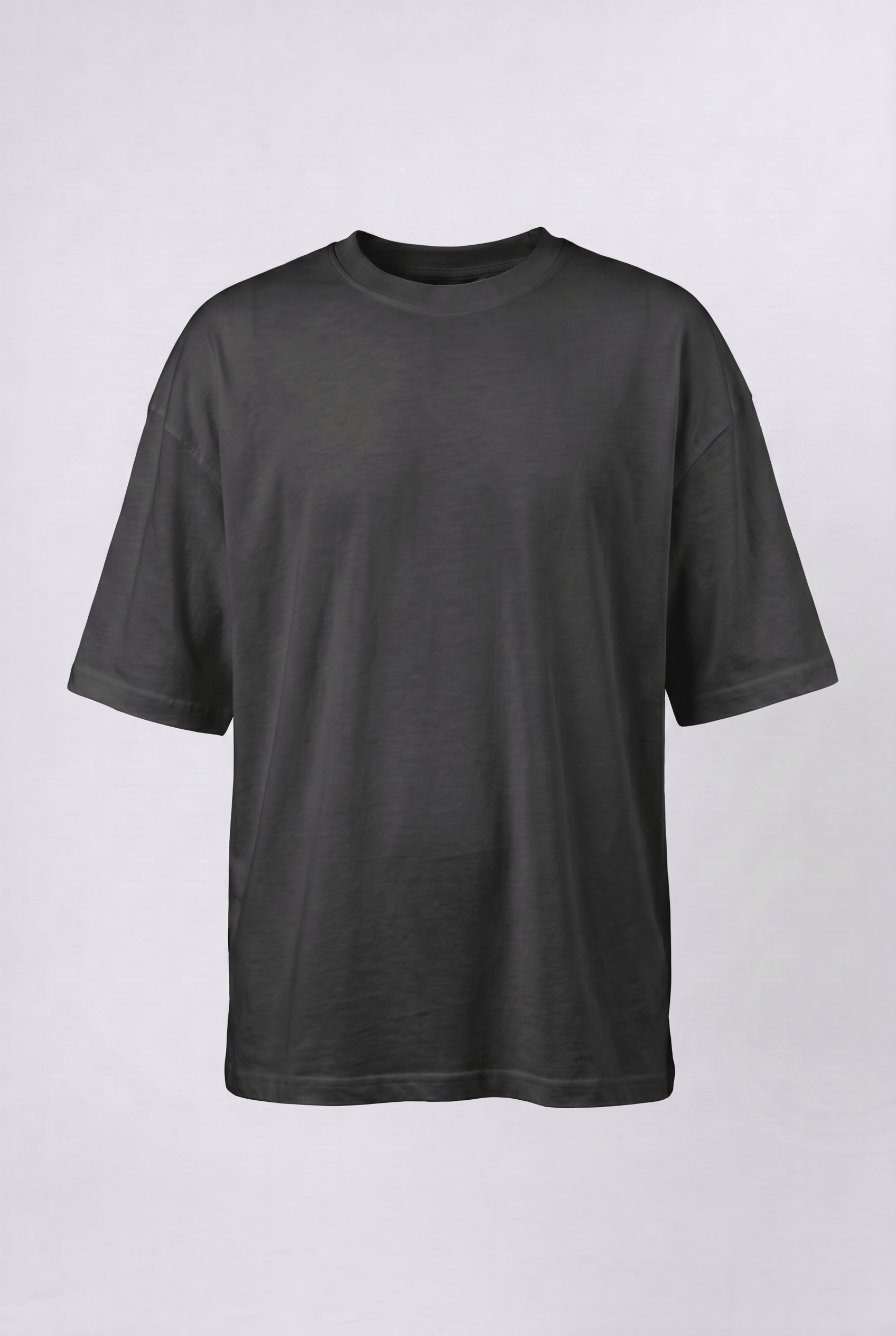 Erkek Basic Oversize T-Shirt Siyah
