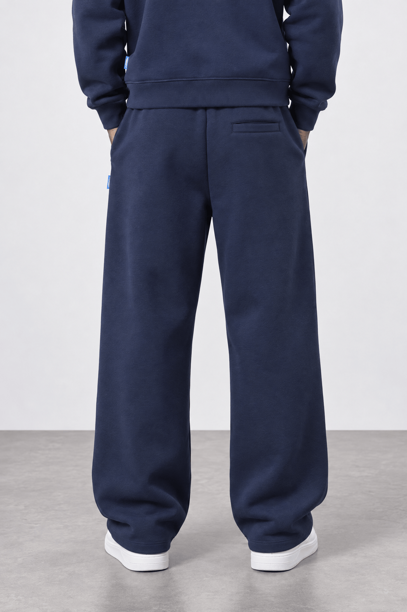 Erkek Basic Panda Baggy Eşofman Altı Lacivert