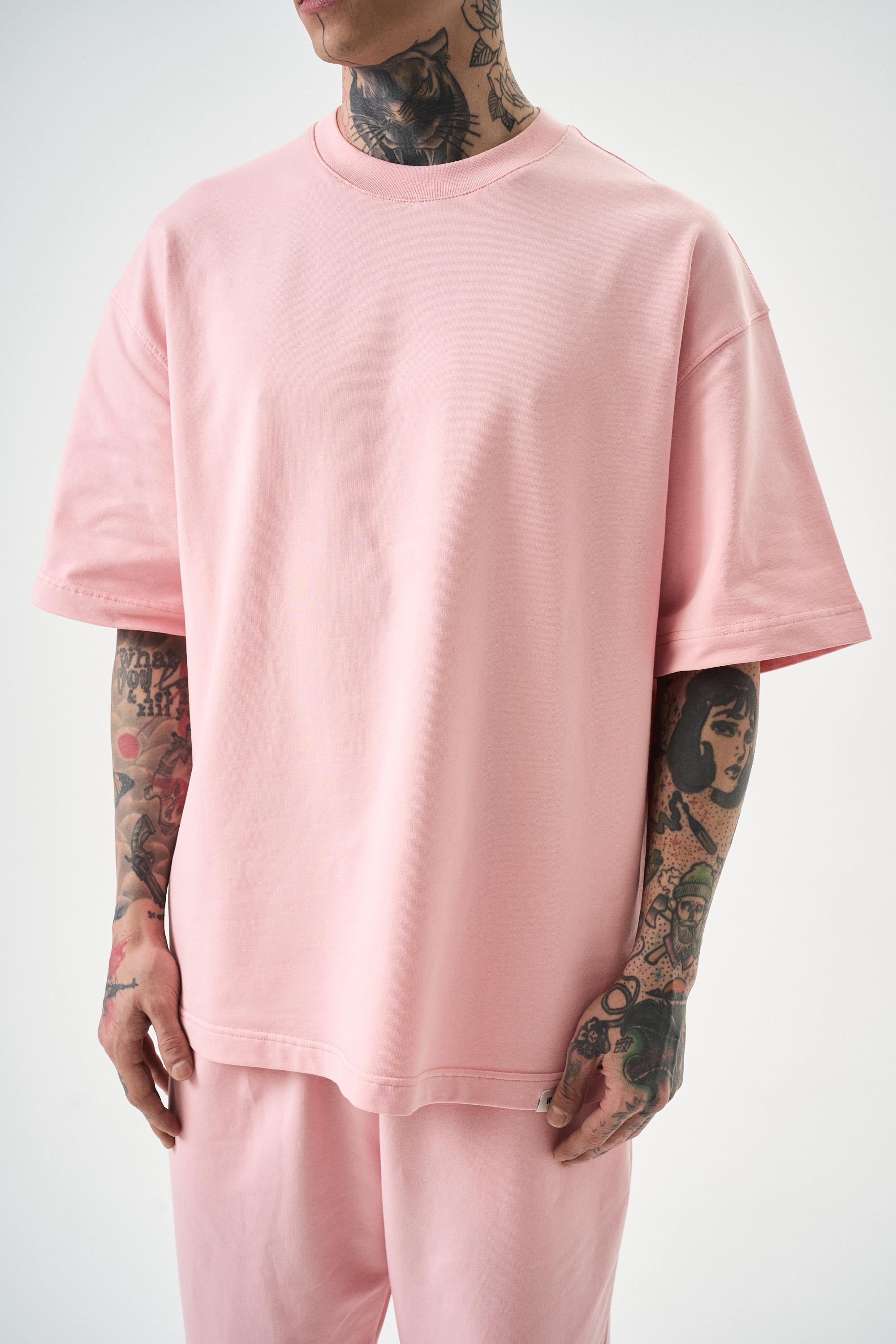 Erkek Basic T-Shirt Somon