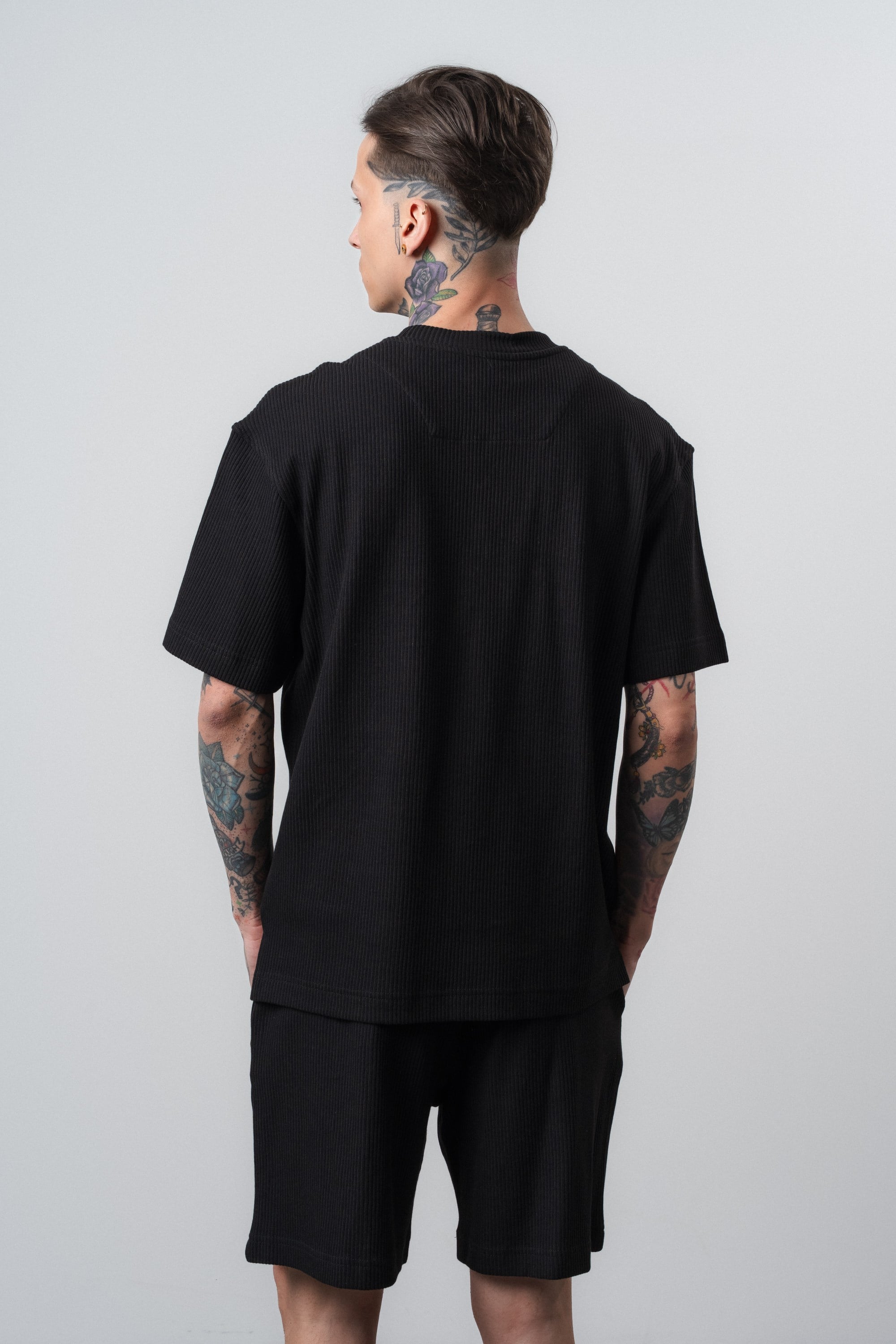 Erkek Countryman Nakışlı Regular Fit T-Shirt Siyah
