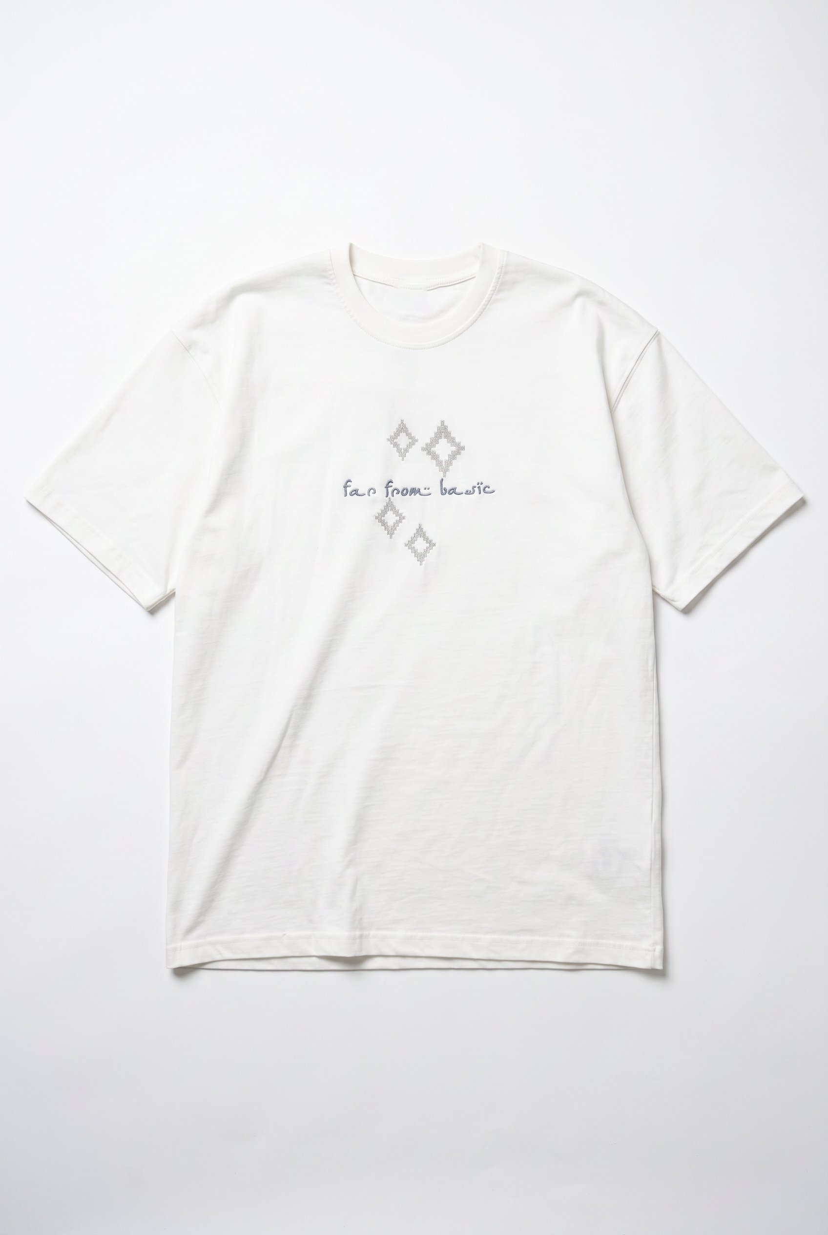 Erkek FFB Nakış Detaylı Oversize T-Shirt Ekru