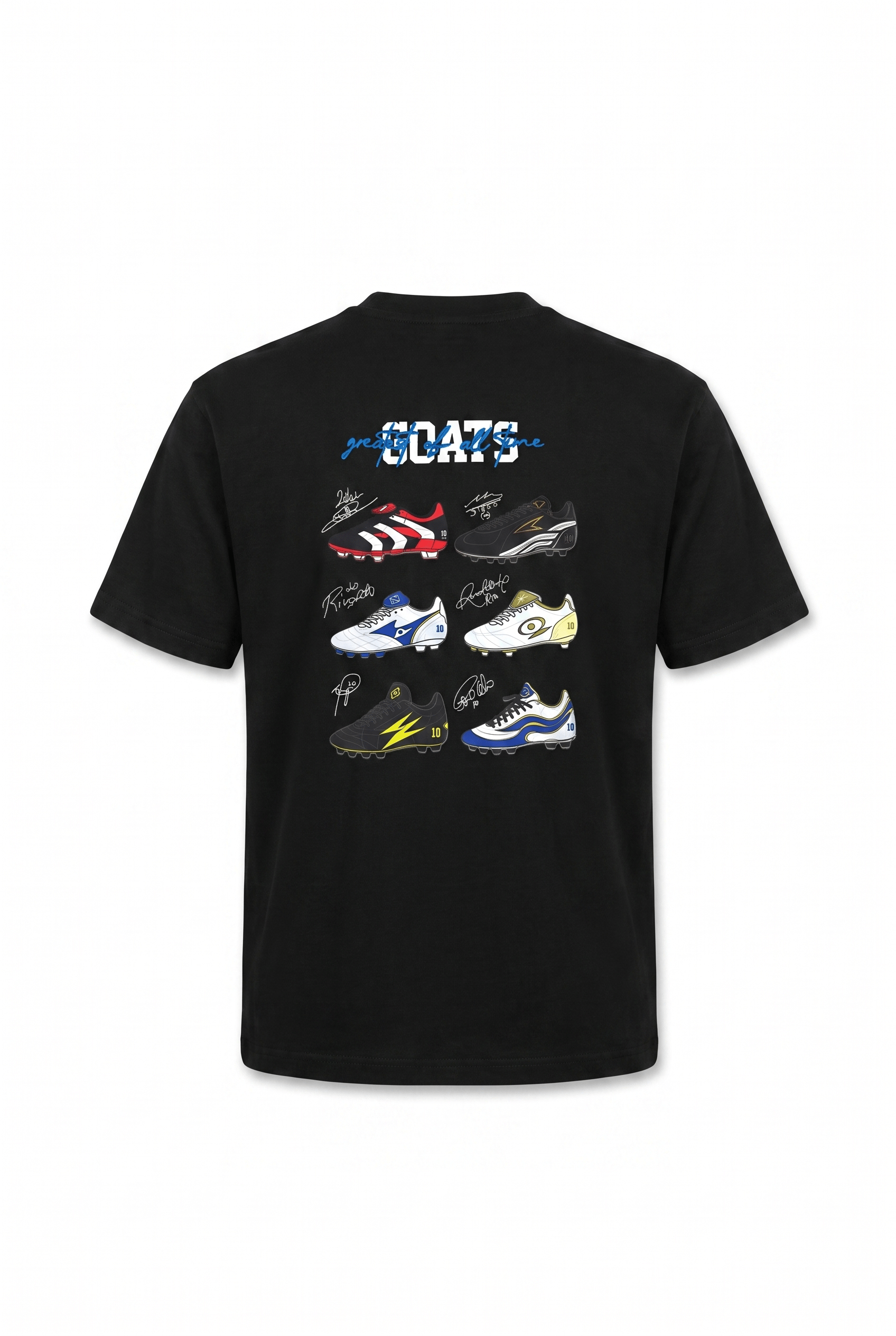 Erkek Goats Baskılı Oversize T-Shirt Siyah
