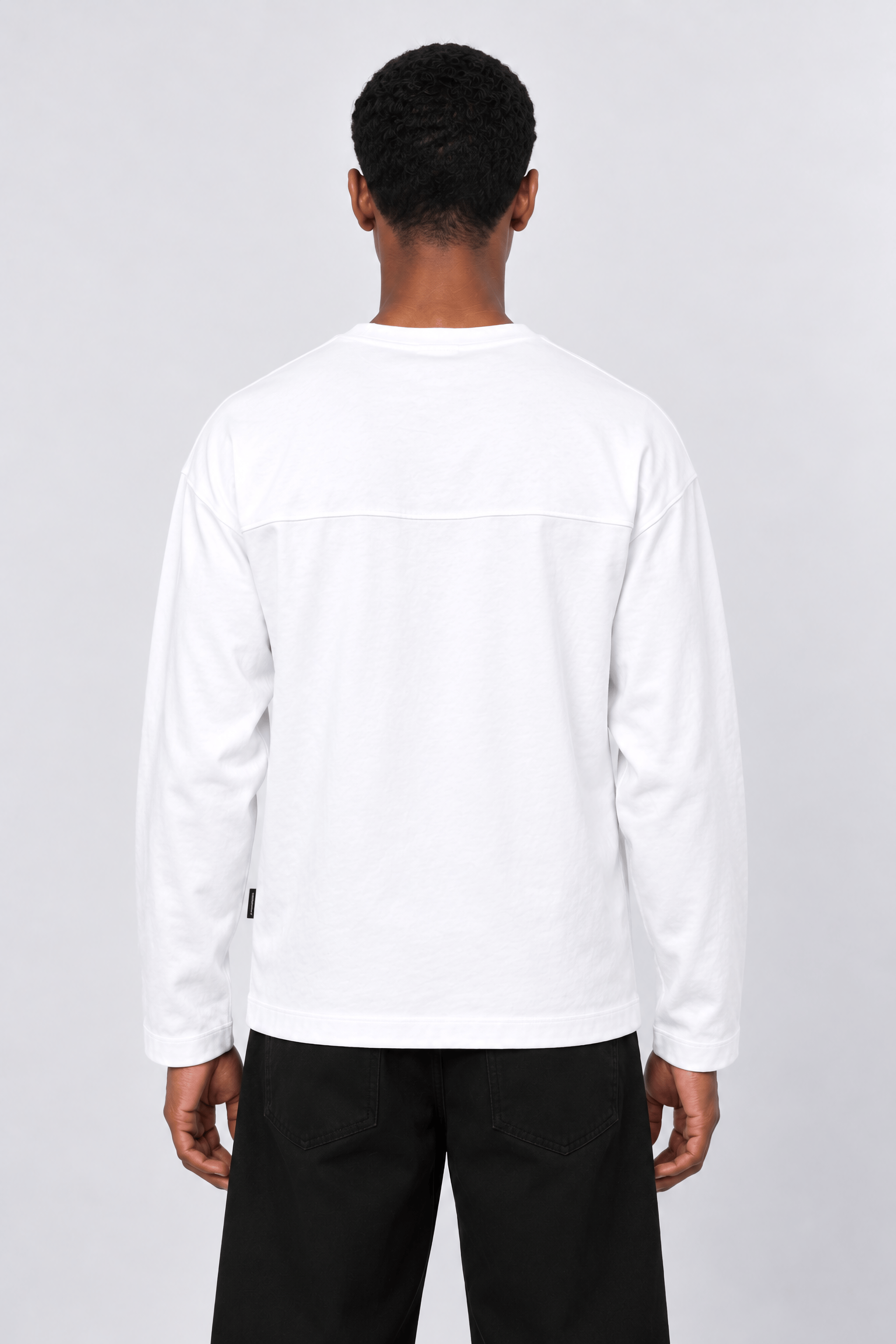 Erkek notbasicproject Oversize Long Sleeve Ekru