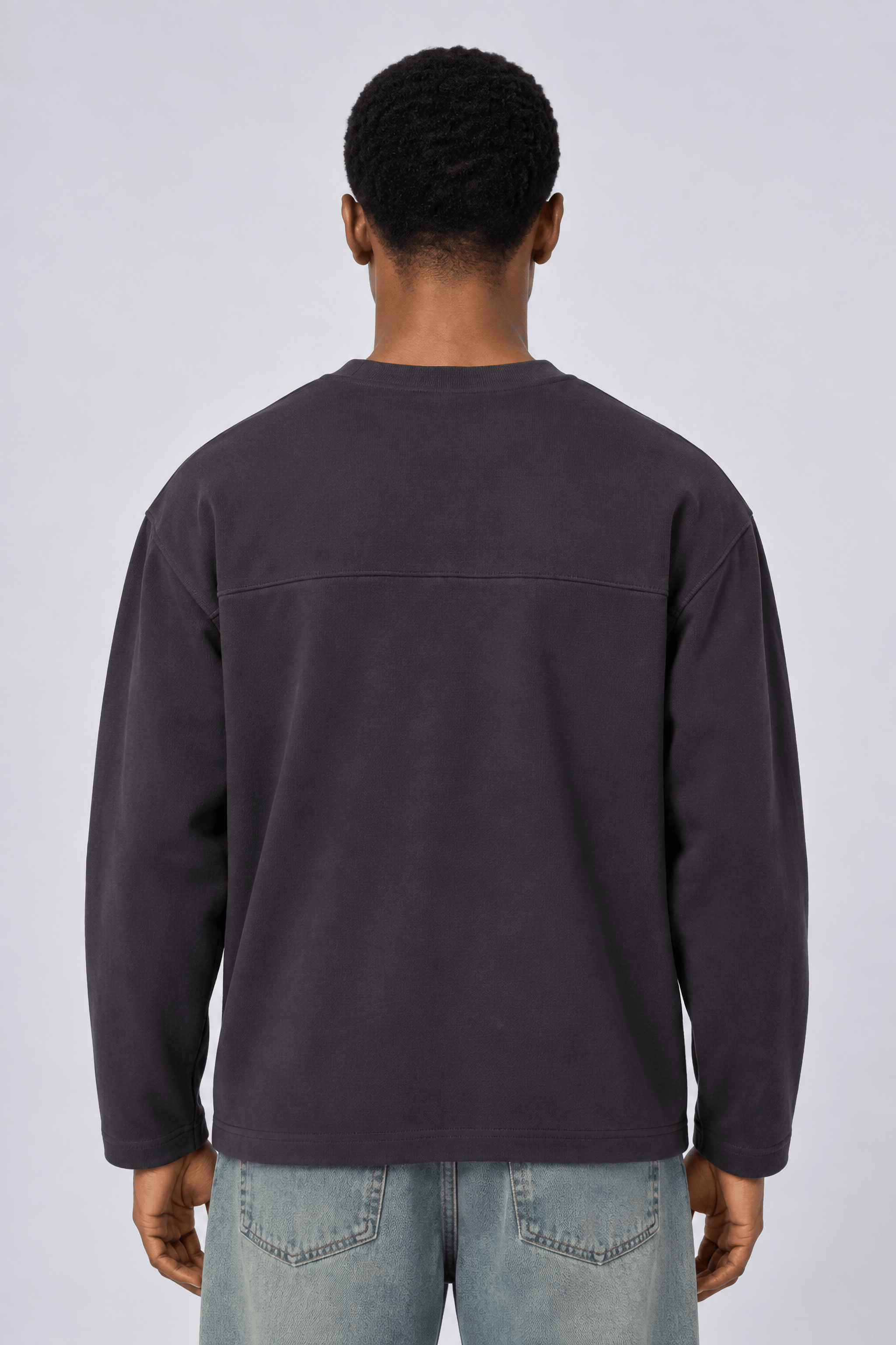 Erkek notbasicproject Oversize Long Sleeve Kahve
