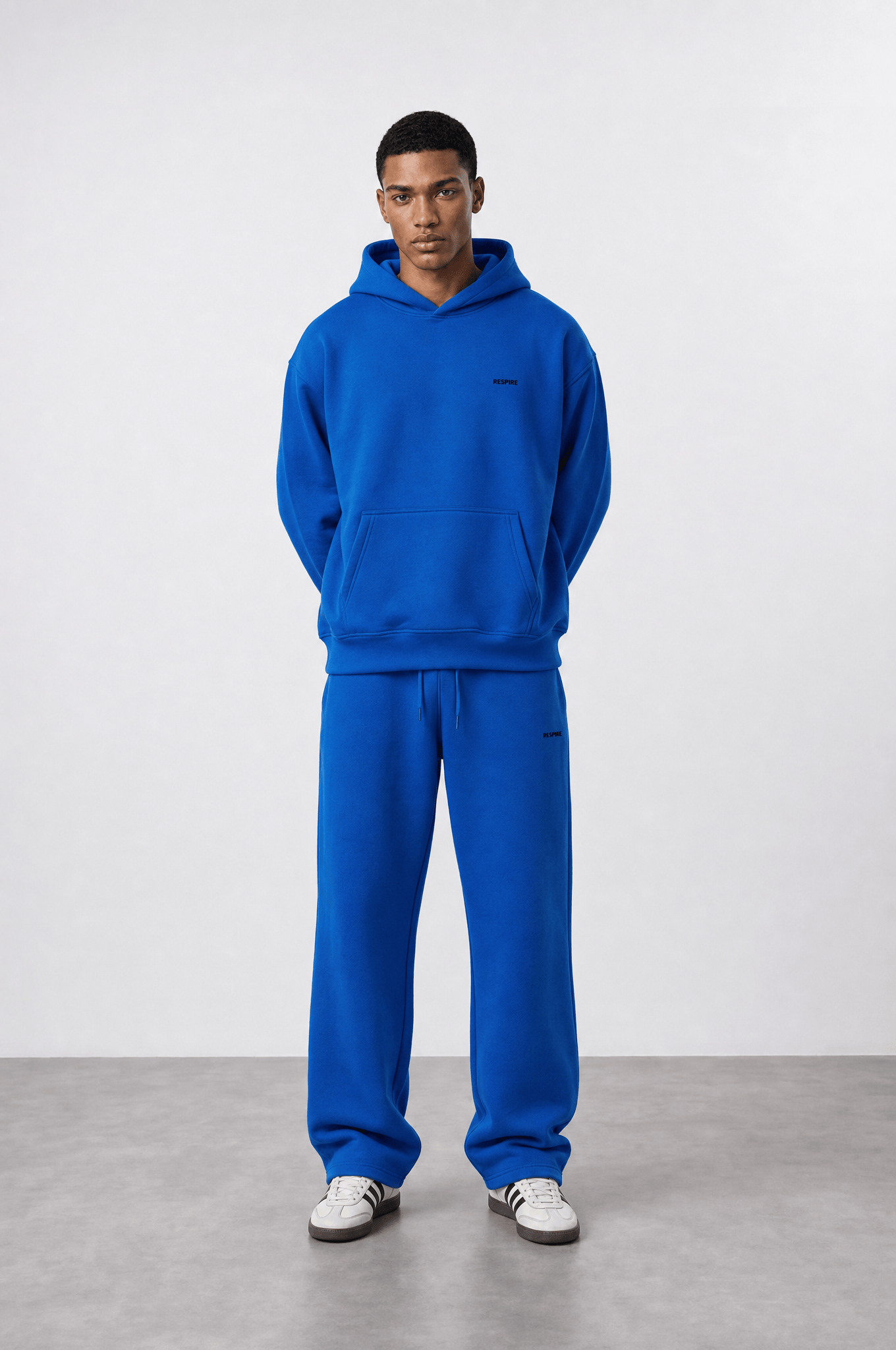 Erkek Respire Basic Oversize Hoodie Saks