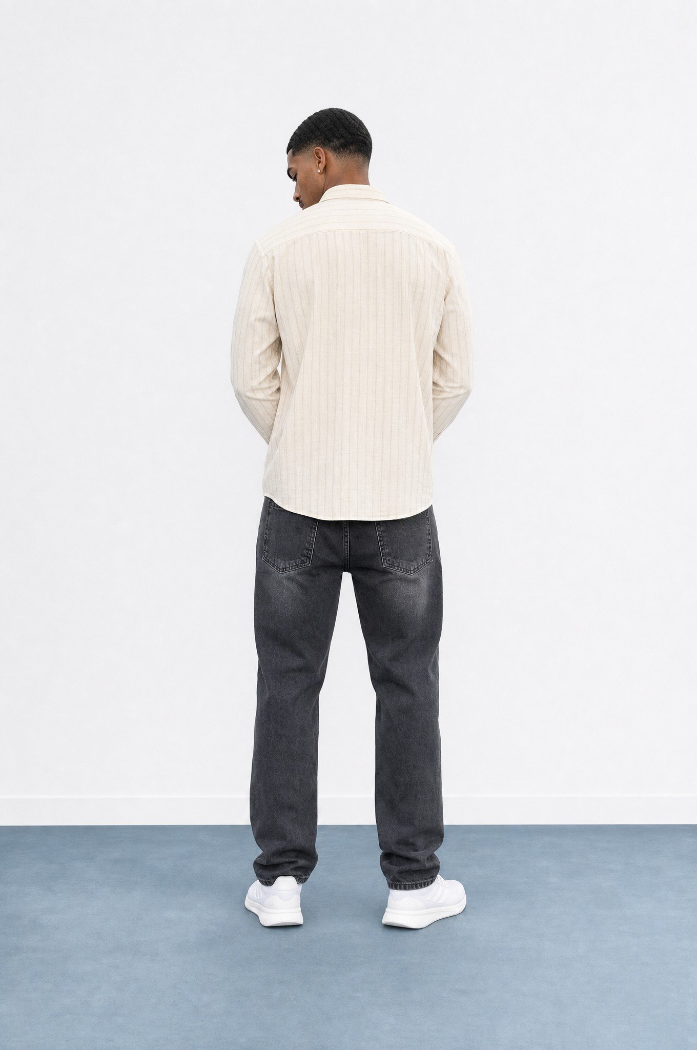 Erkek Washed Baggy Pantolon Antrasit