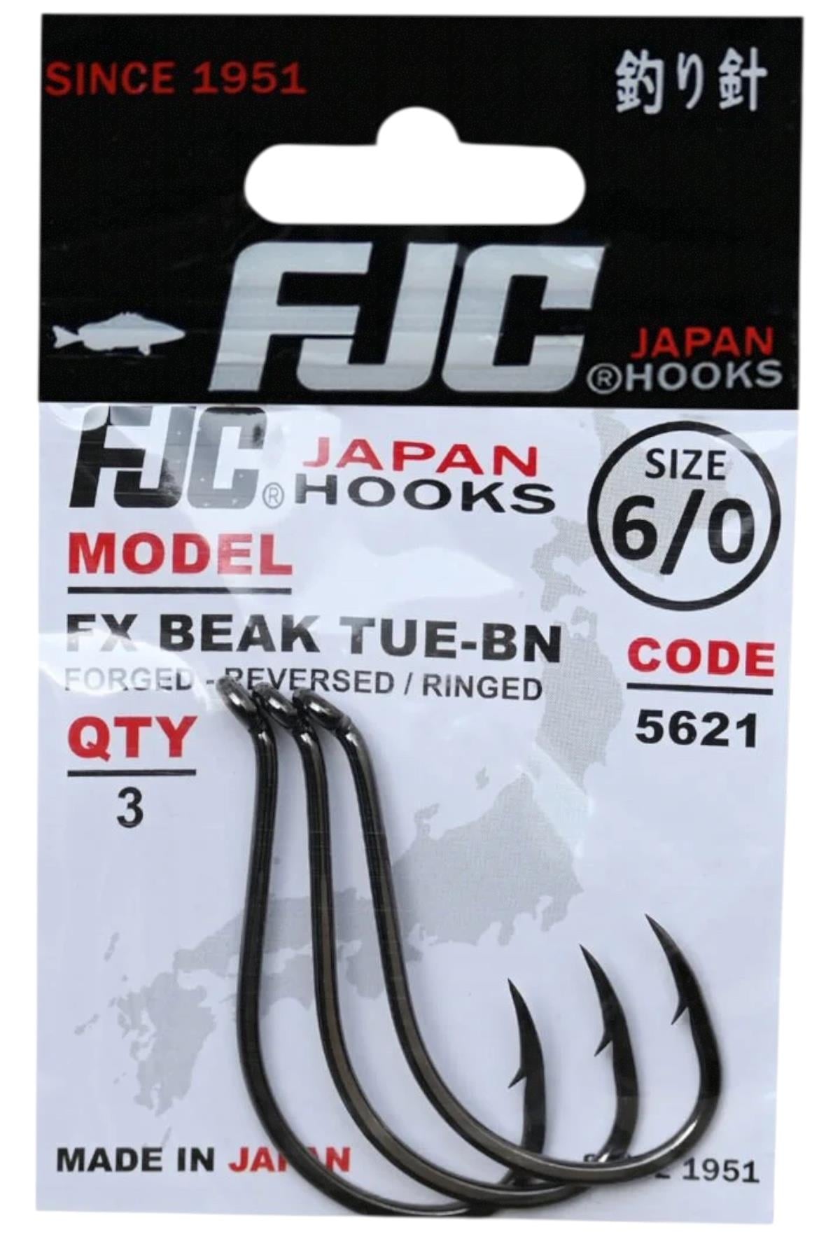 FJC FX BEAK TUE-BN HOOK 6/0
