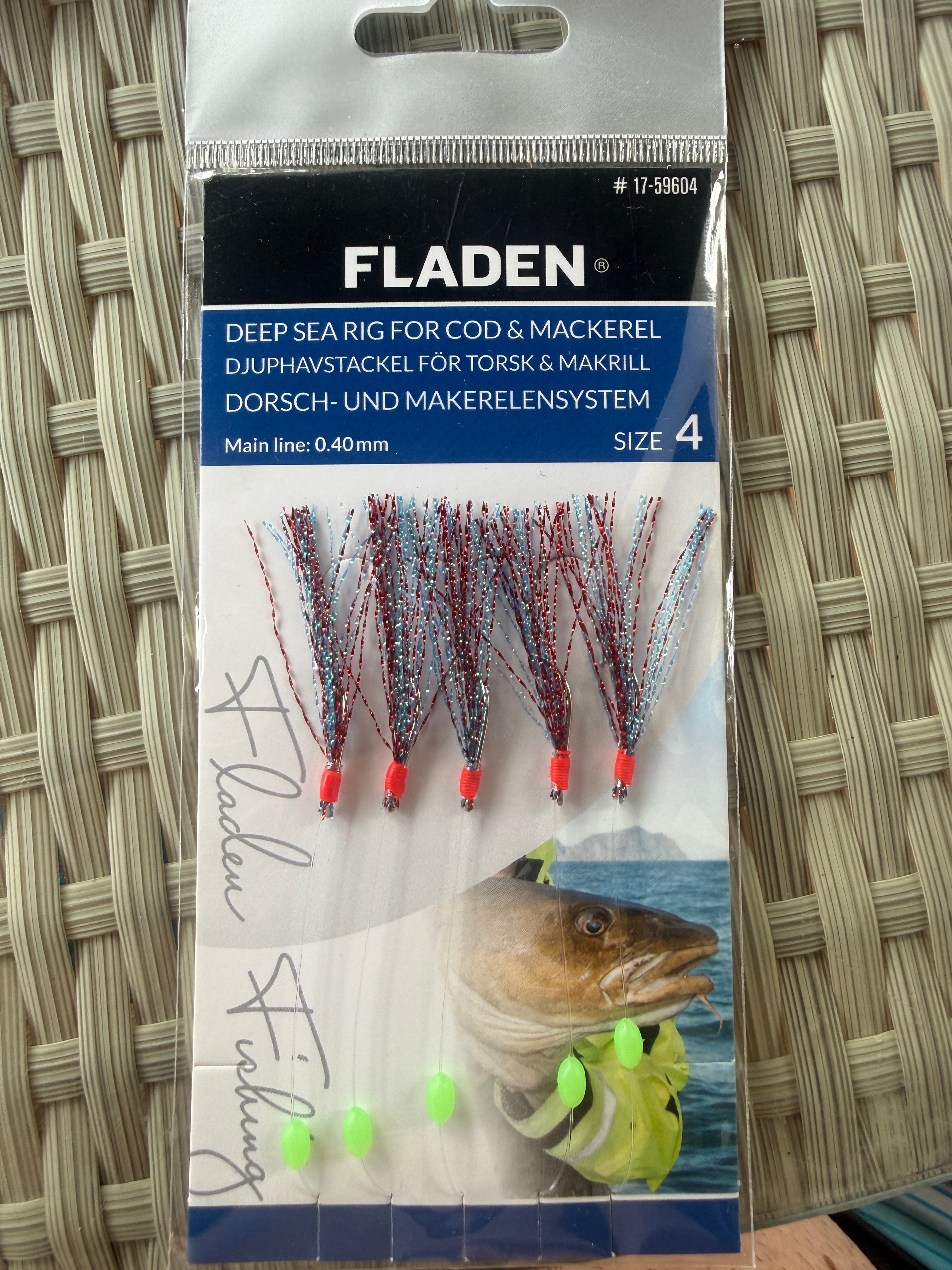 FLADEN DERİN SU USKUMRU ÇAPARİSİ 0.40mm no:4