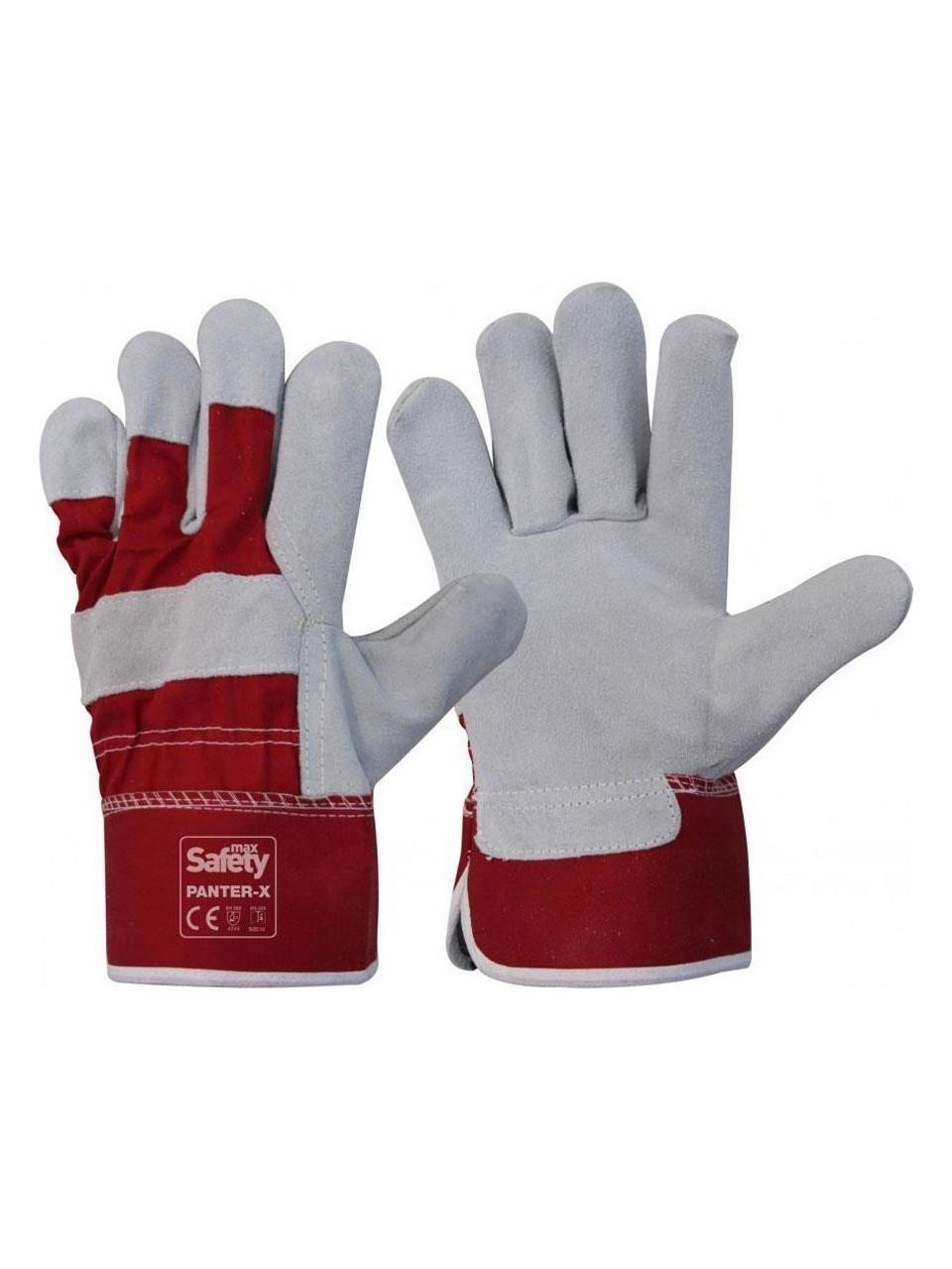 Max Safety Panter-X Delinme Dirençli Inşaat Iş Eldiveni Deri