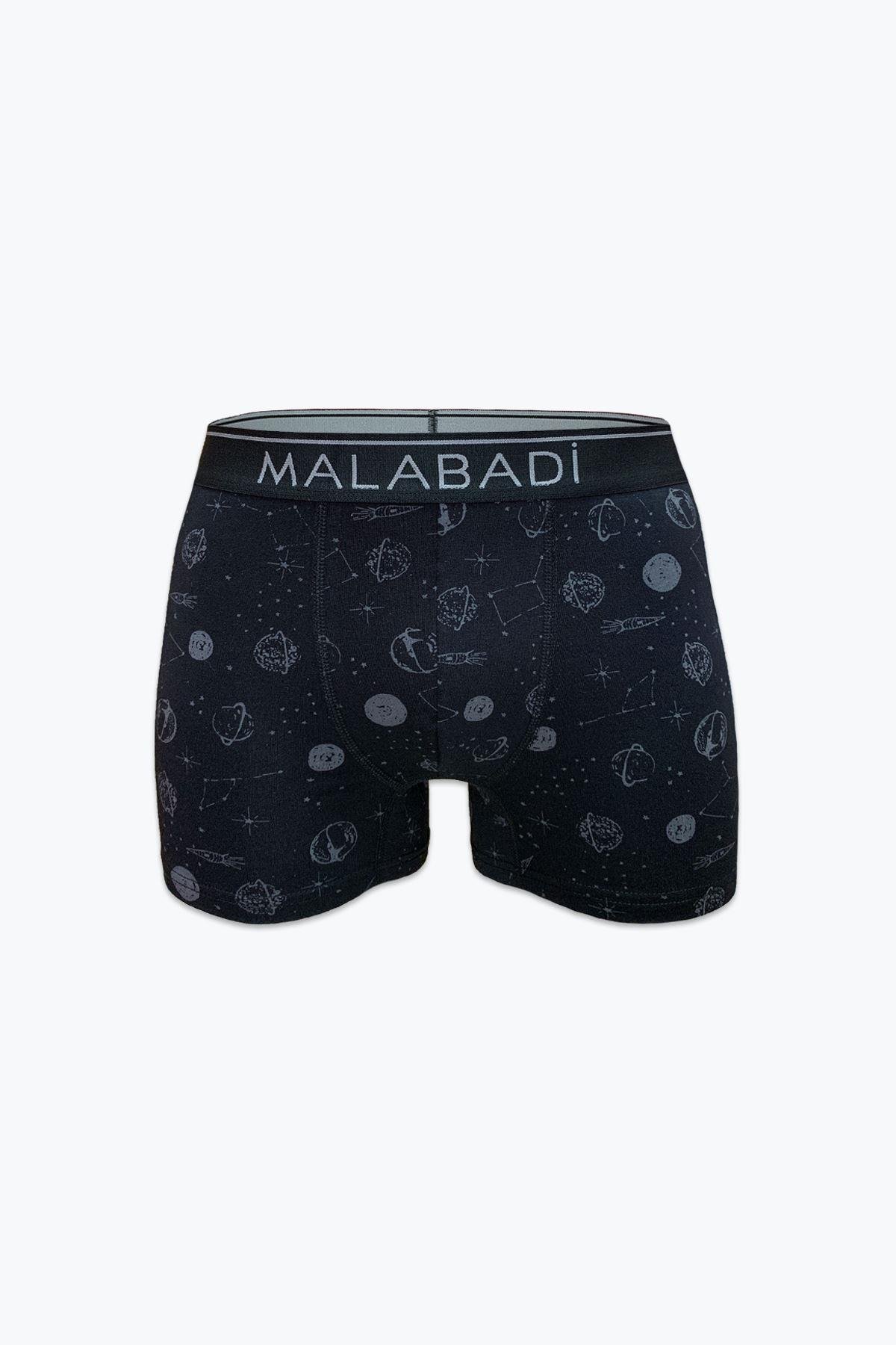 Malabadi Erkek Desenli Modal Boxer