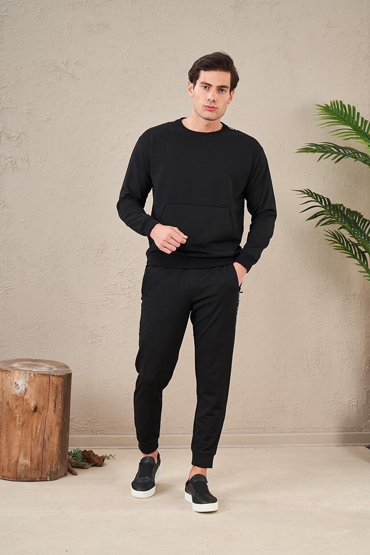 Pjs 23723 Erkek Baskılı Eşofman Takımı
