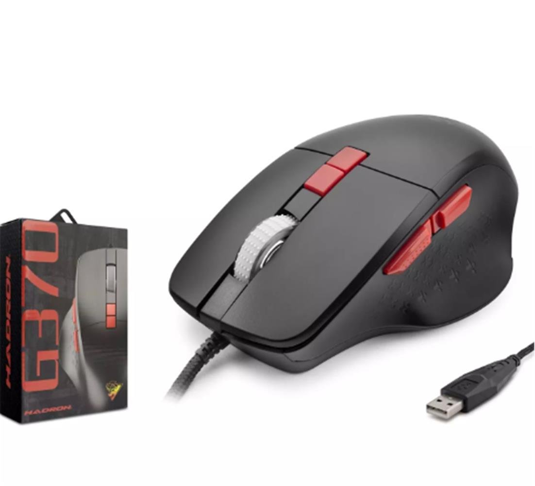 Hadron G370 Rgb 6 Buttons Usb Oyuncu Mouse (1,50cm Kablo Uzunluğu)