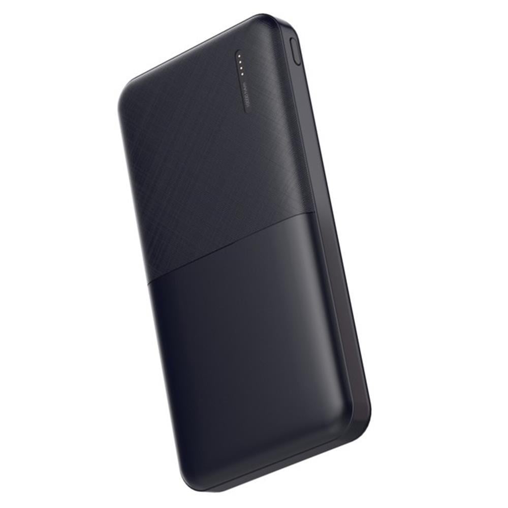 SnapMax SNP-3008 Siyah 10.000 mah Powerbank 2x USB Çıkışlı 1 Type-C ve 1 Micro Girişli