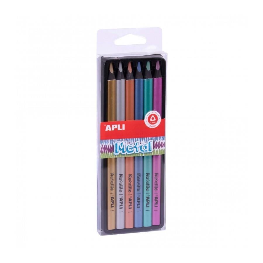 Apli Metalik Renkler Jumbo Kalem Seti