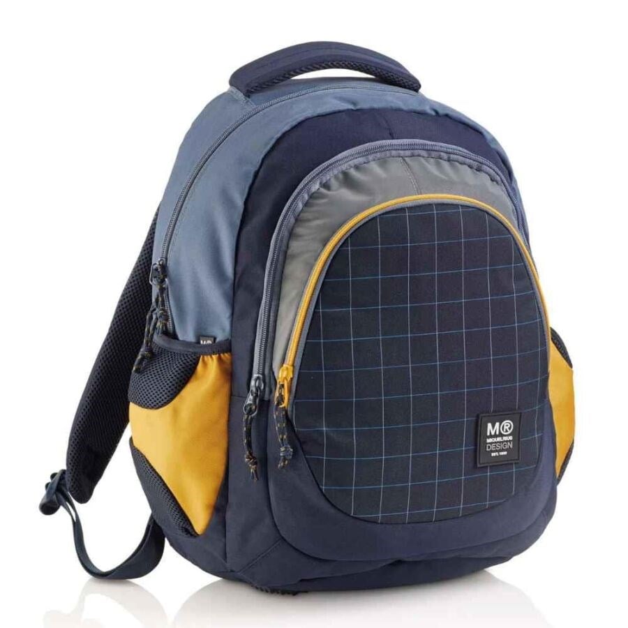 Miquelrius Çanta Berlin Rider Siyah Sarı Recycled