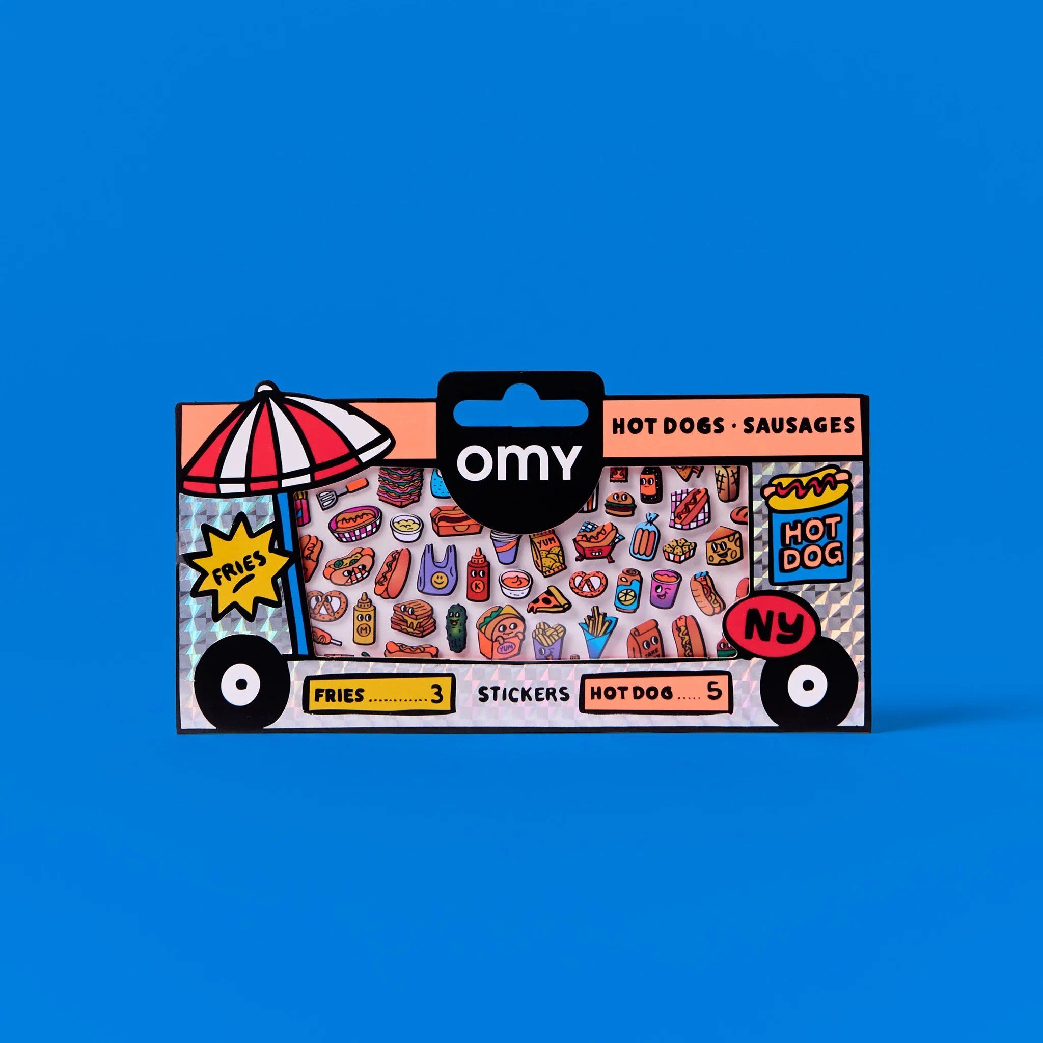 OMY Fabulous Vinil Çıkartmalar - Hot Dog