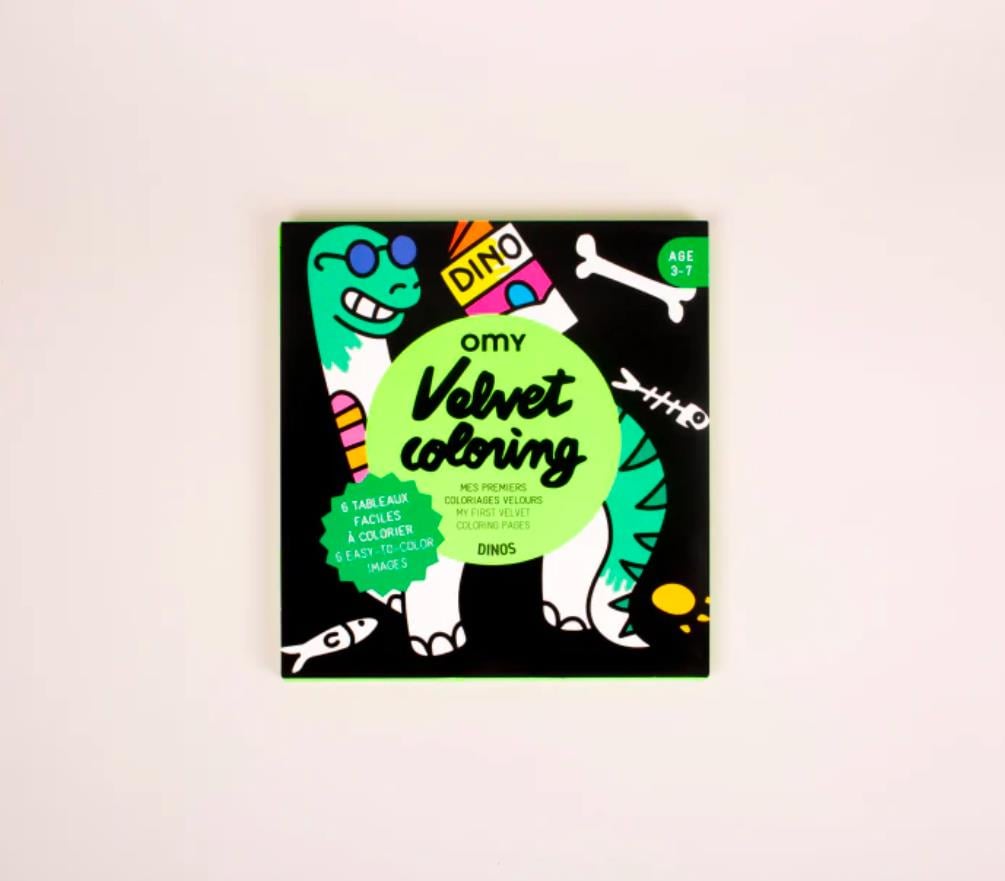 OMY Velvet Coloring / İlk Boyamalarım - Dinos