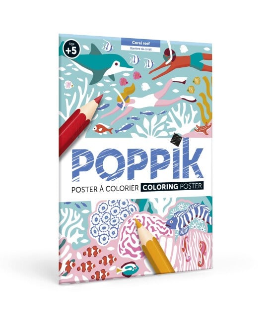 Poppik - Barrier Reef Boyama Posteri