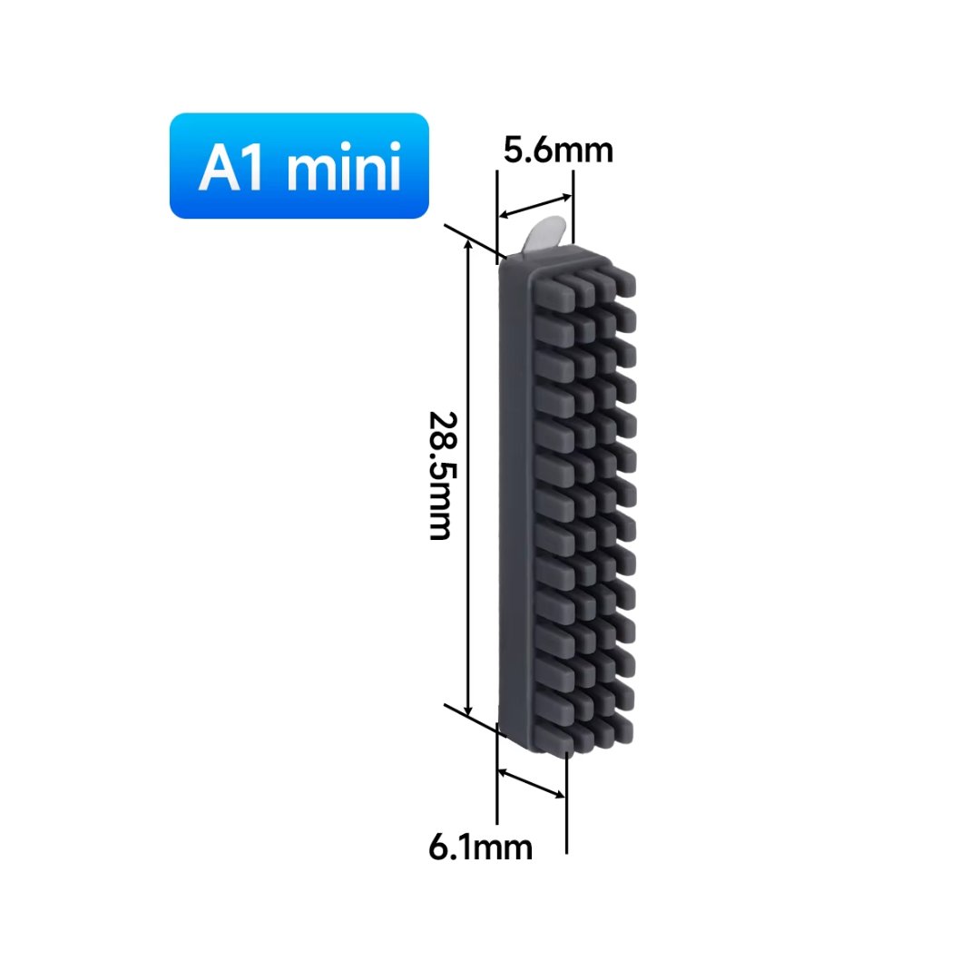 BambuLab A1 Mini Nozul Silikon Fırça 3 Adet