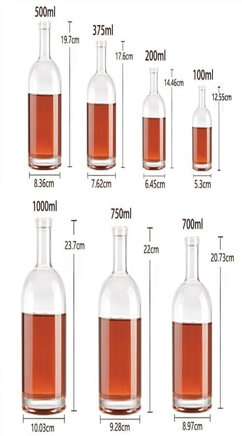 Olive Oil Bottle Dimensions