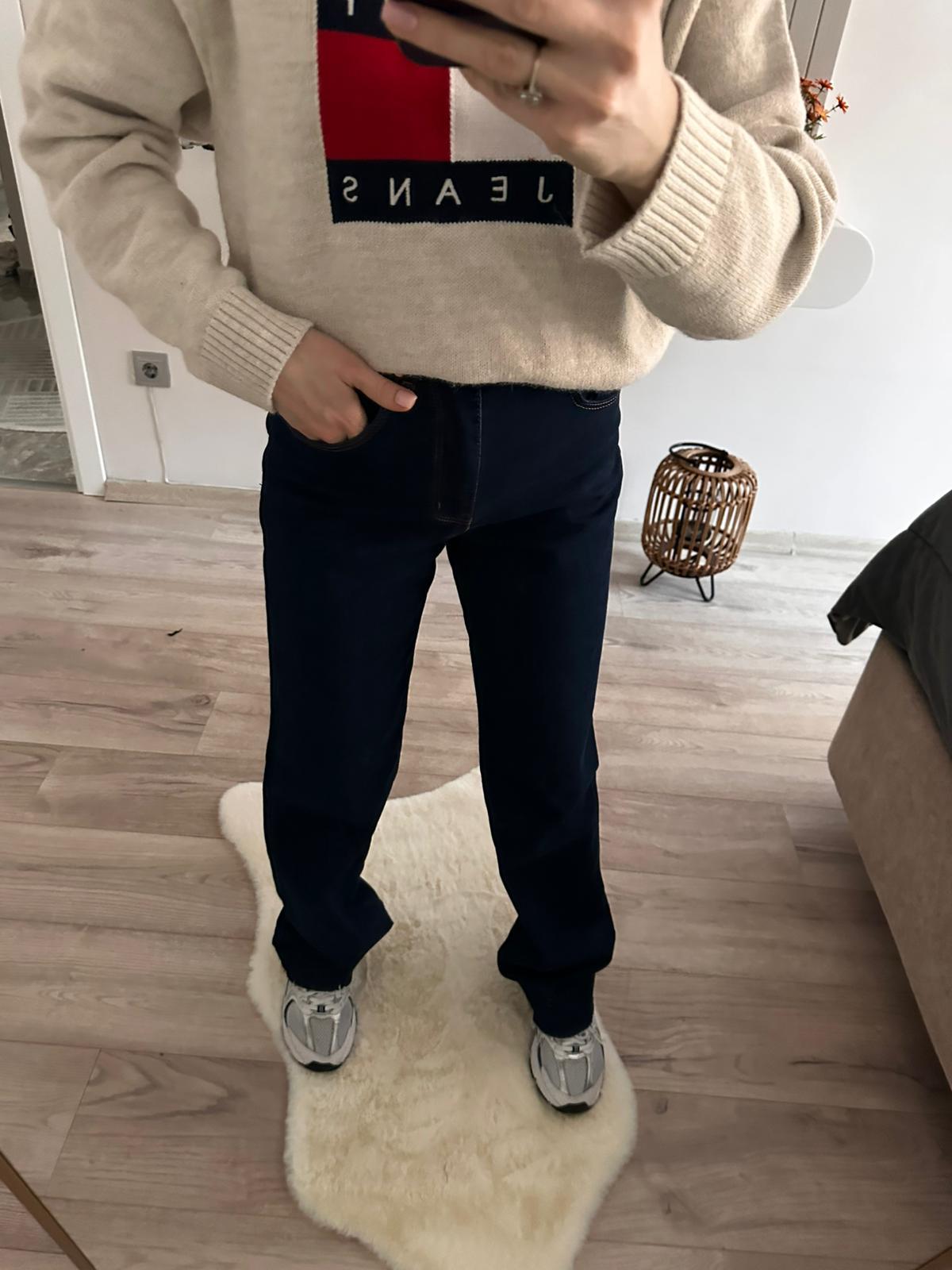 Straight Jean Koyu Lacivert
