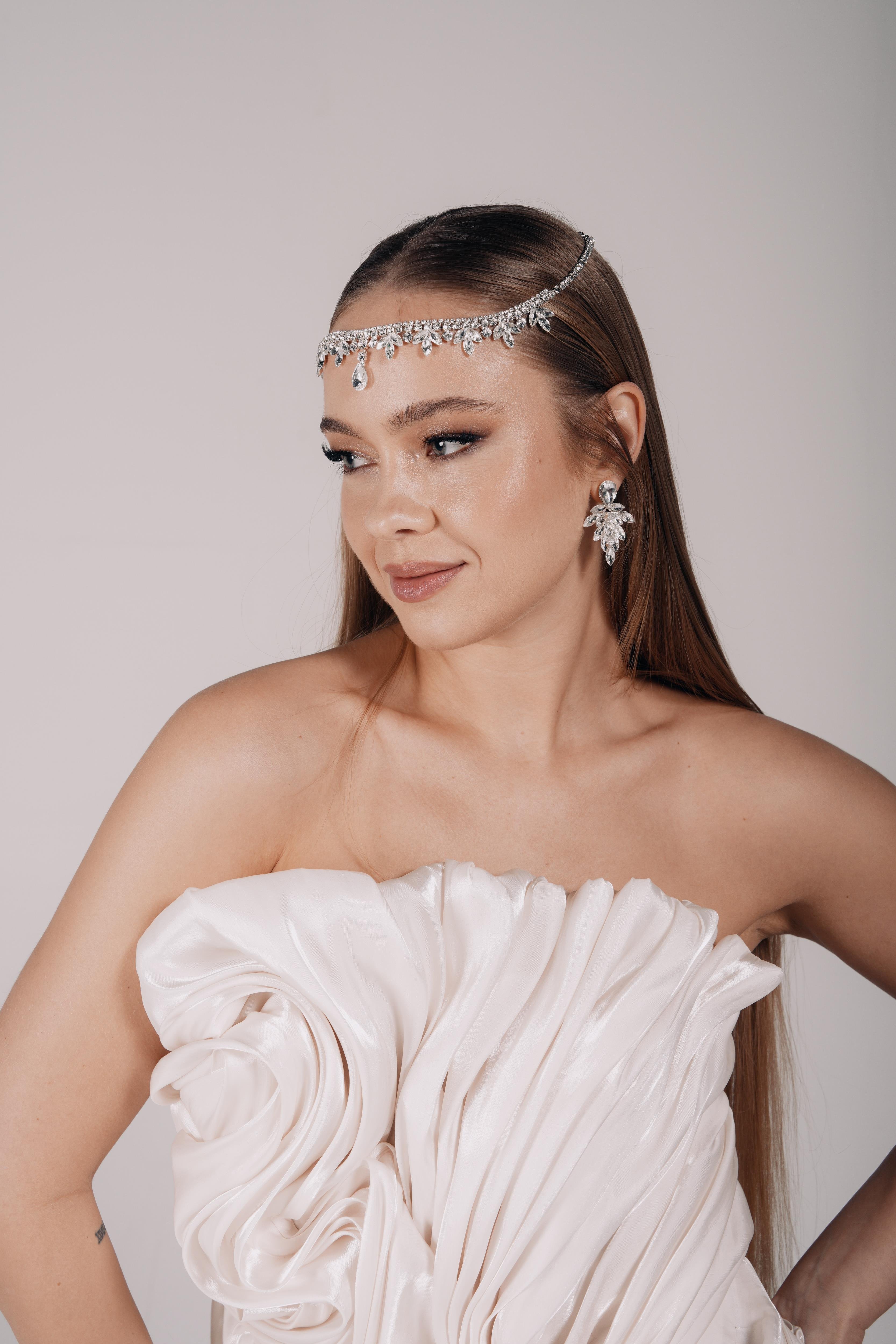 Ziba Model Alınlık ve Küpesi