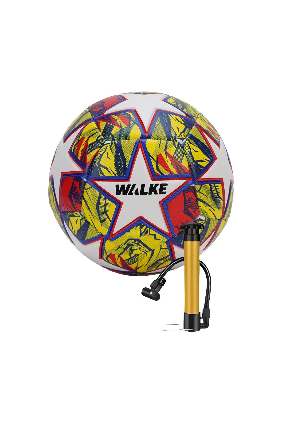 Walke Premium Şampiyonlar Ligi Temalı 5 Numara Futbol Topu Pompa Hediyeli