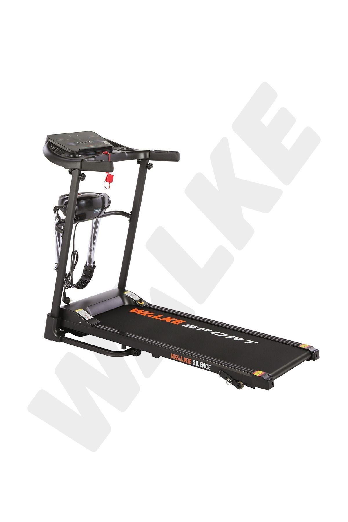 Walke Silence Mobil Uygulamalı Masajlı Manuel Eğimli Koşu Bandı 2.0 Hp Motor
