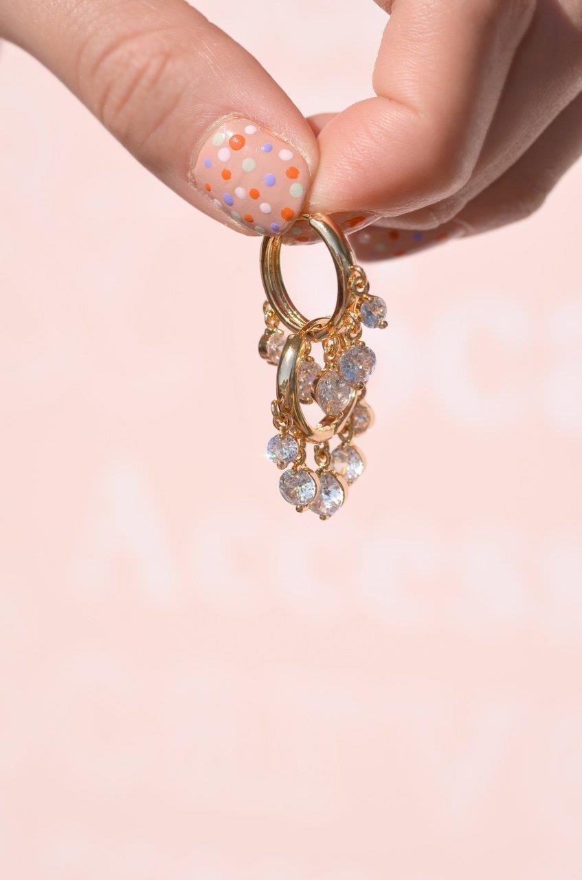 Gold Renk Şakira Küpe