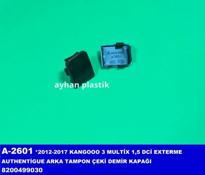 ARKA TAMPON ÇEKİ DEMİR KAPAĞI KANGOO III 1.5 DCİ 12-17 - AYHAN - 8200499030