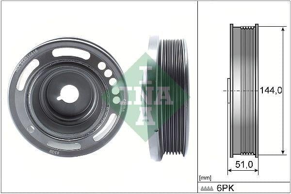 Opel Mokka 1.6 Benzinli Krank Kasnağı Ina 544016810