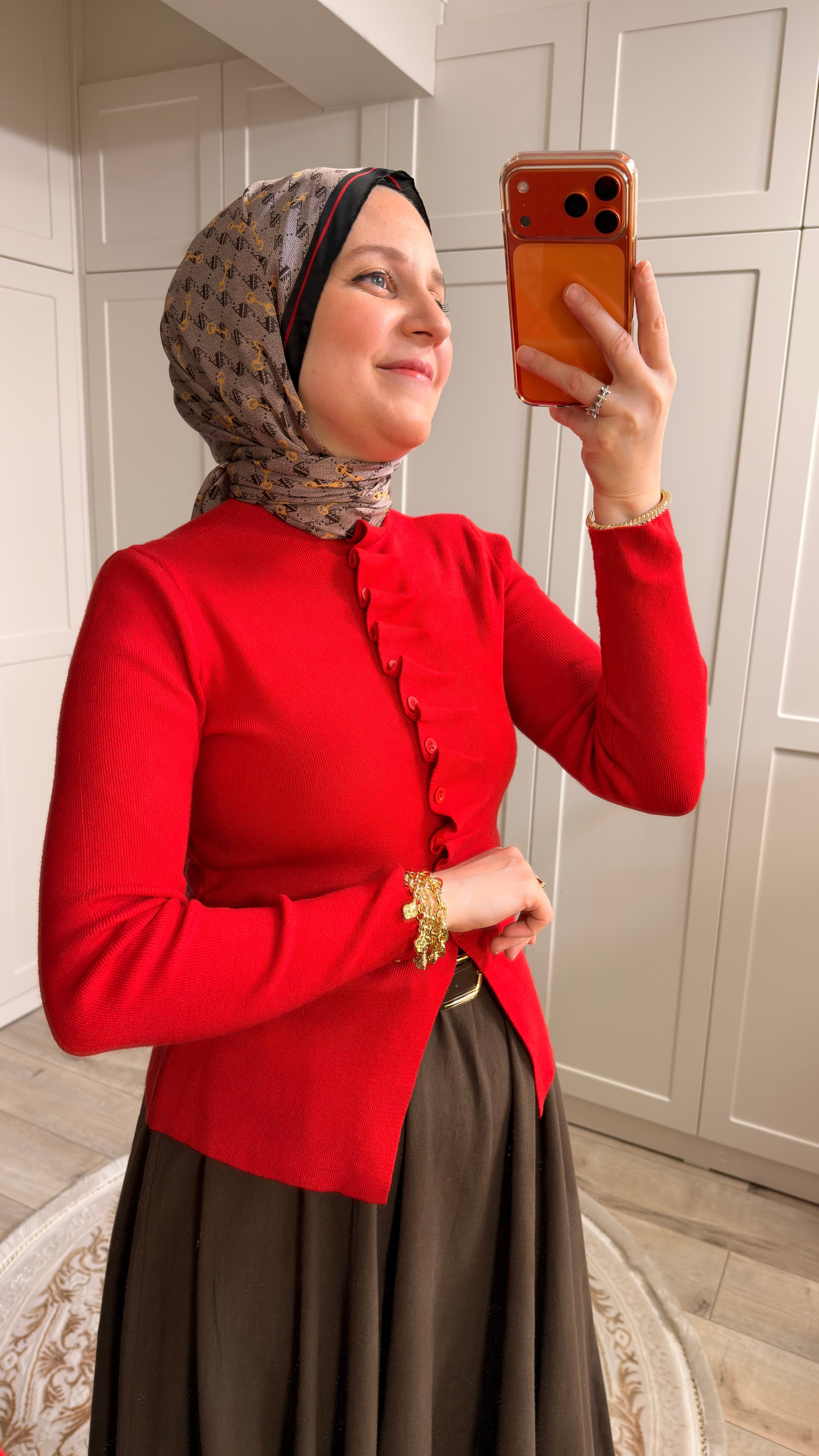 Dalgalı Triko Kazak