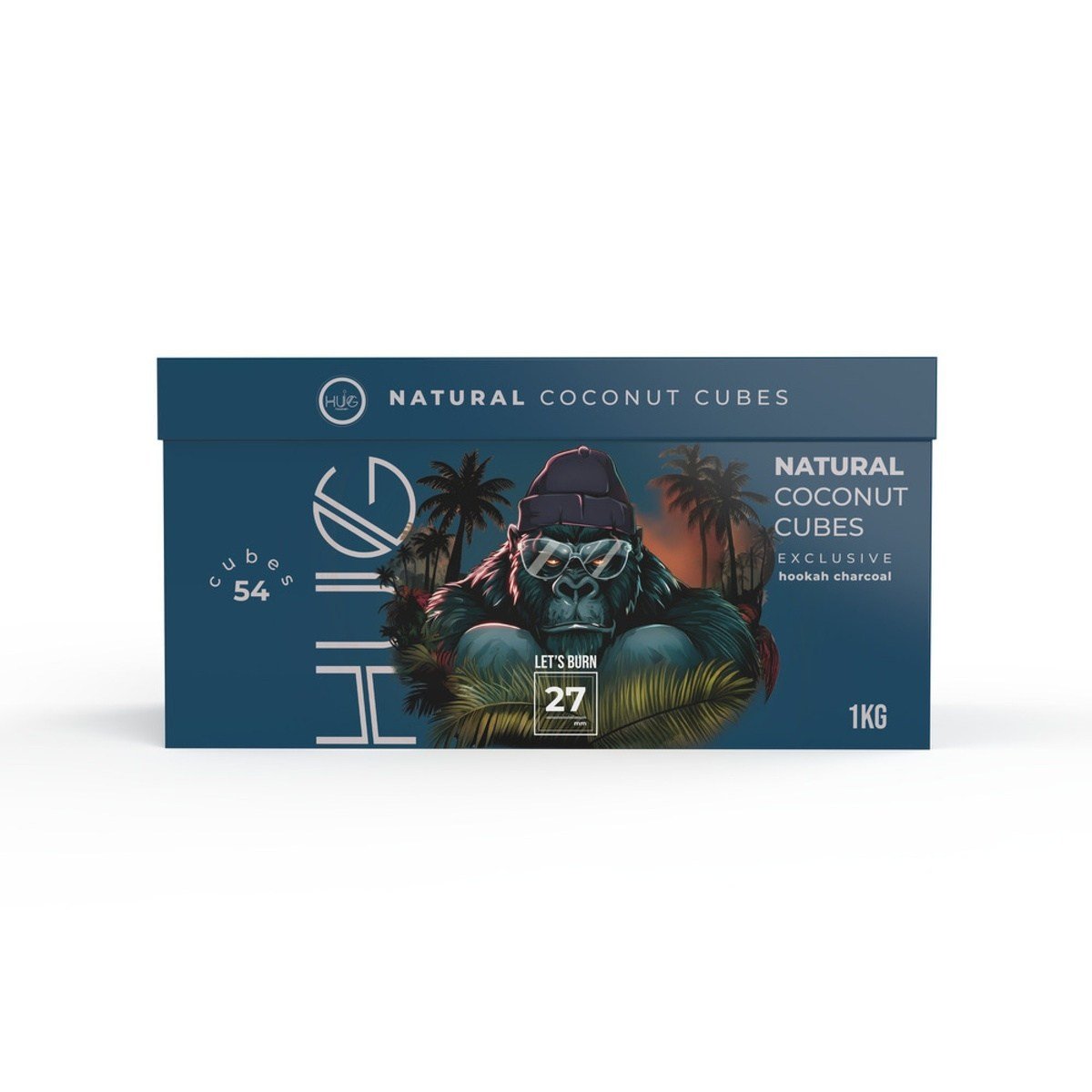 Hug Coal 27 mm Nargile Kömürü – 1 kg - Hug