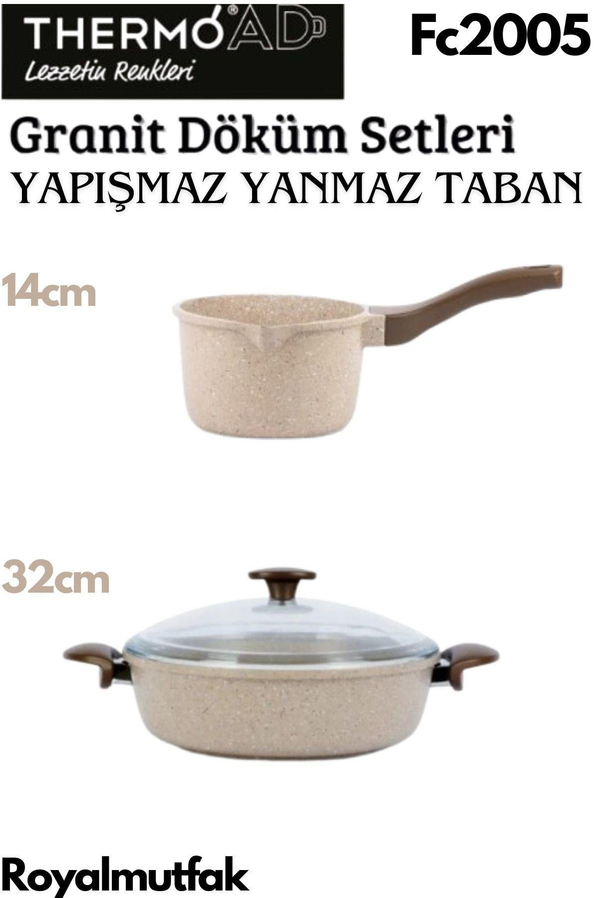 ThermoadThermoad 2'Li Vizon Set (Sosluk&Sütlük-32 Cm Karnıyarık Tenceresi)