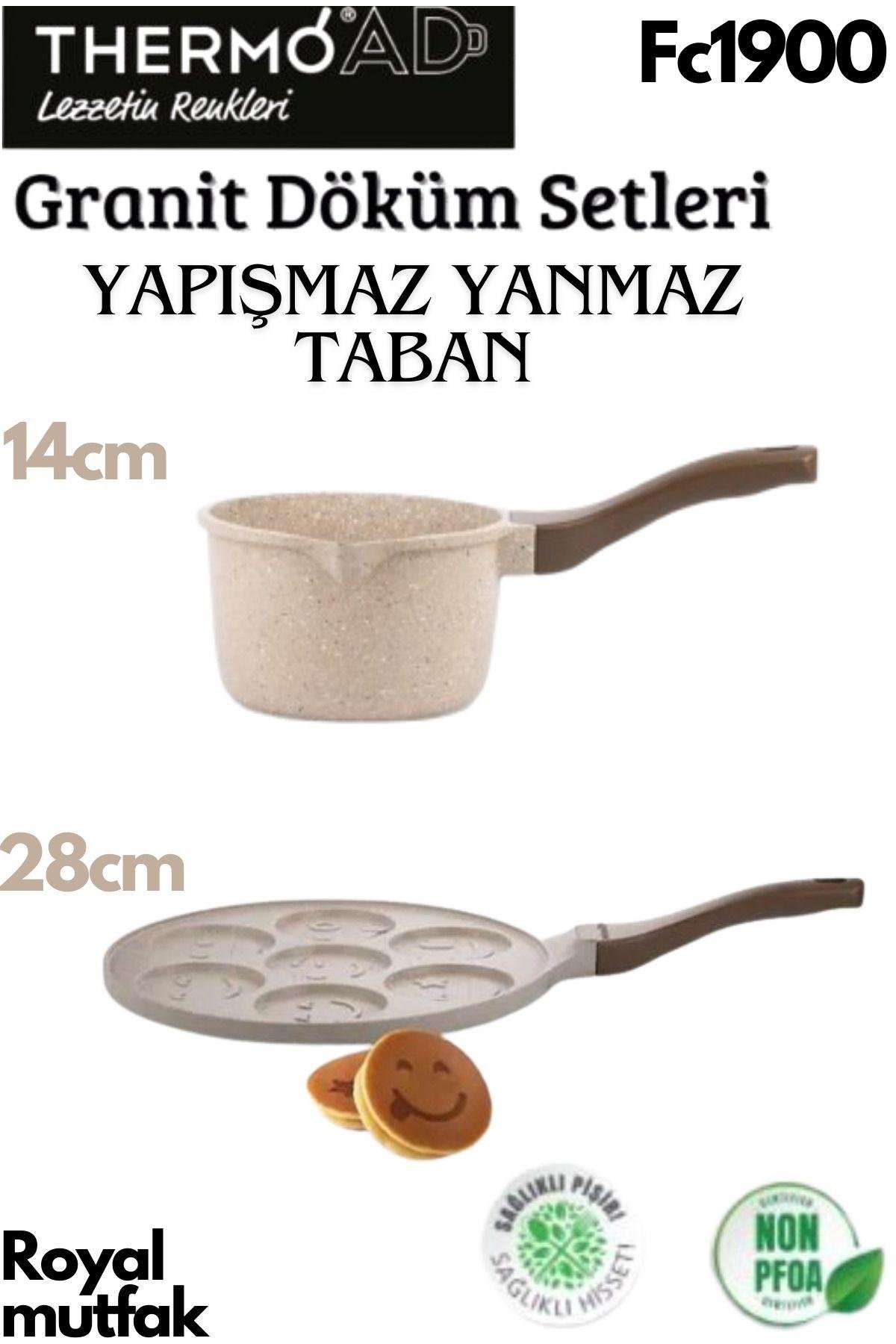 ThermoadThermoad 2'Li Vizon Set (Sosluk&Sütlük-Emojili Pankek Tavası)