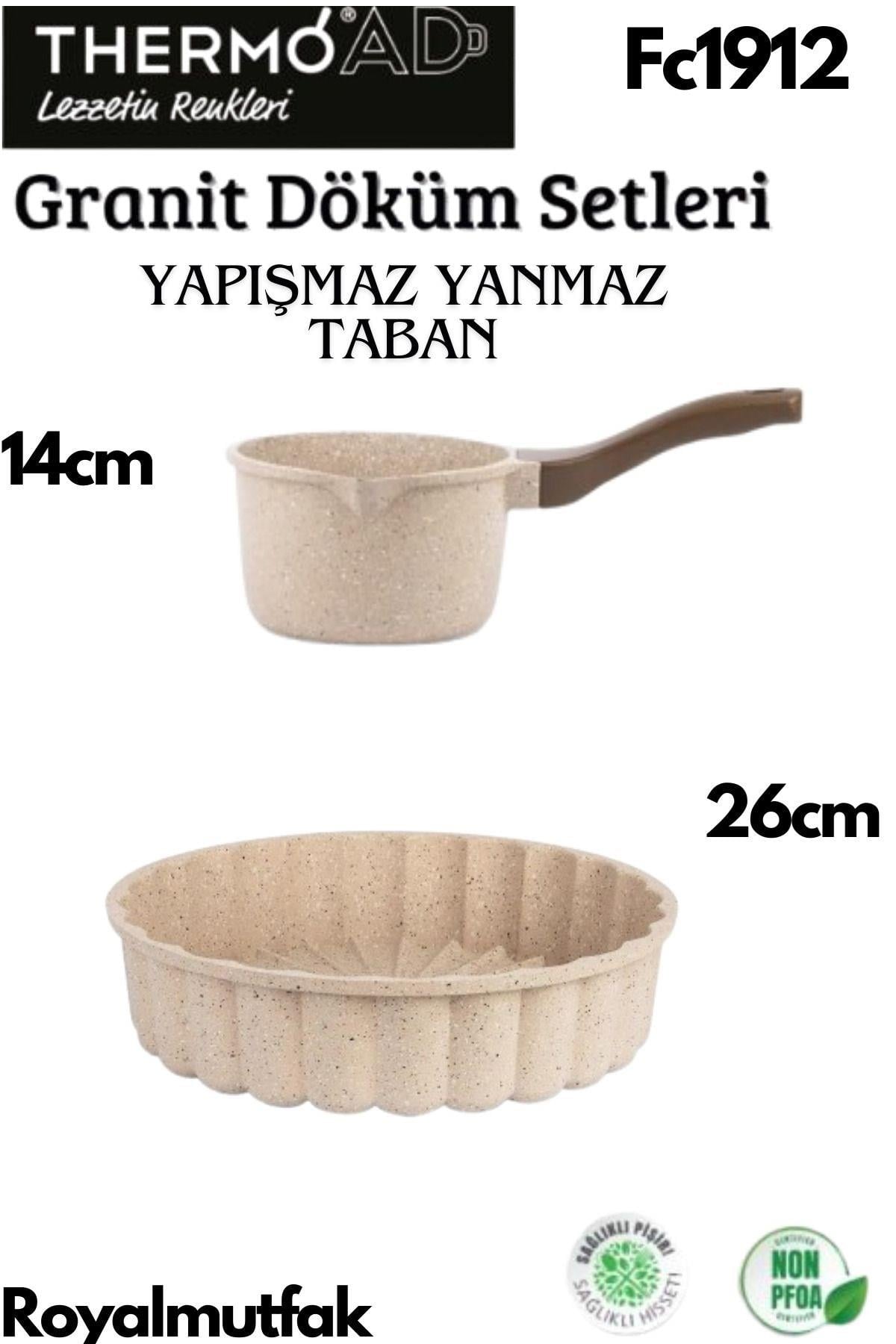 ThermoadThermoad 2'Li Vizon Set (Tart Kalıbı-Sosluk&Sütlük)
